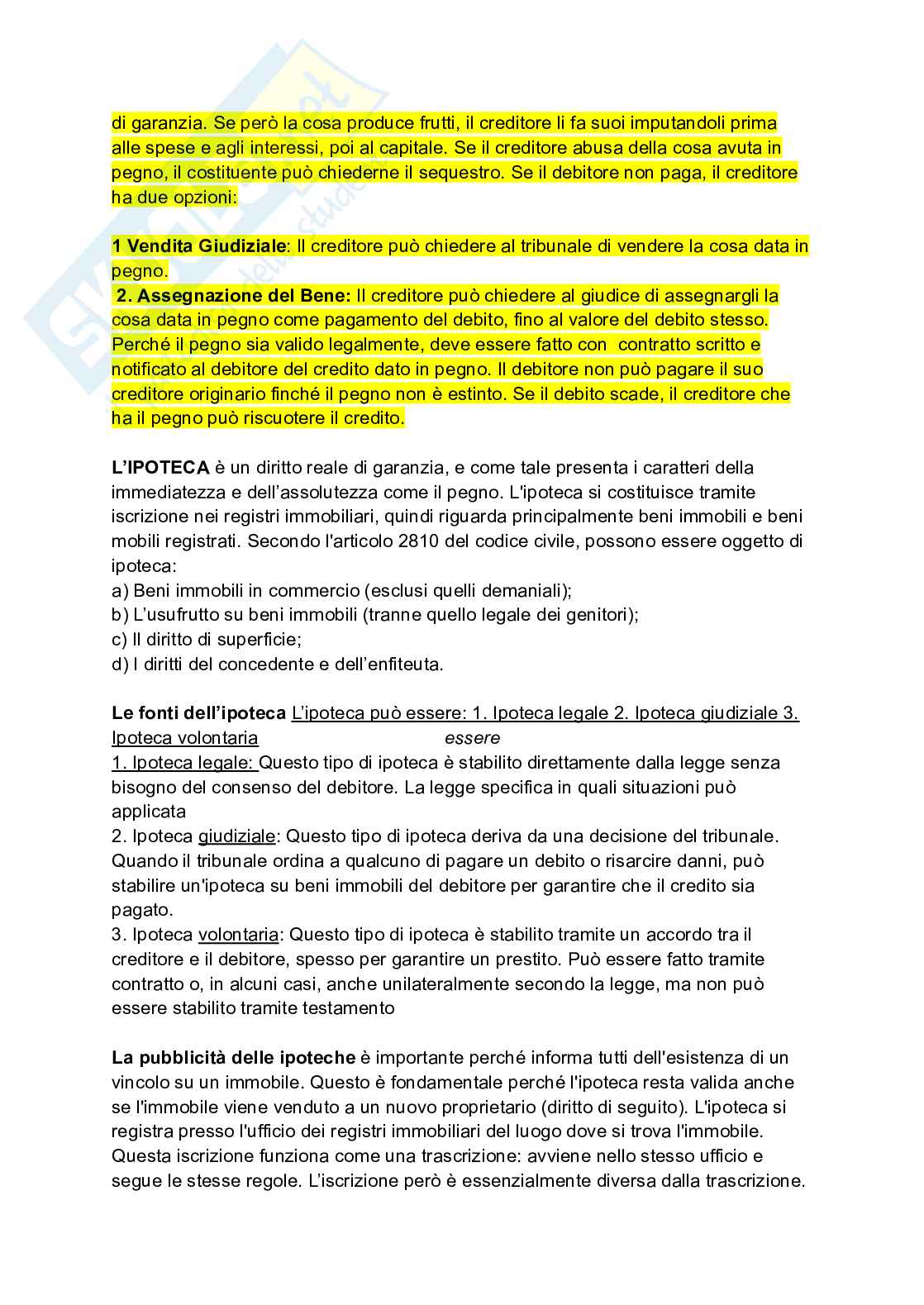 Riassunto esame Diritto privato, Prof. Messinetti Raffaella, libro consigliato Diritto privato, Roppo Pag. 36