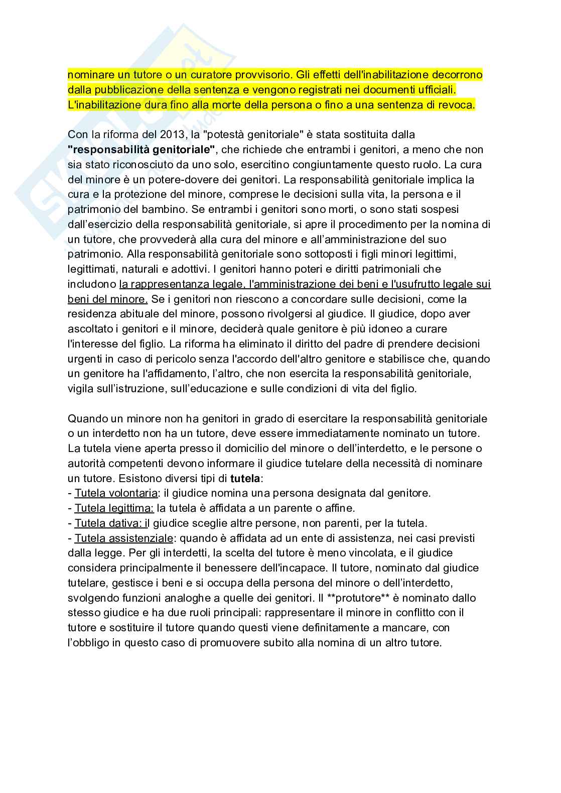 Riassunto esame Diritto privato, Prof. Messinetti Raffaella, libro consigliato Diritto privato, Roppo Pag. 56