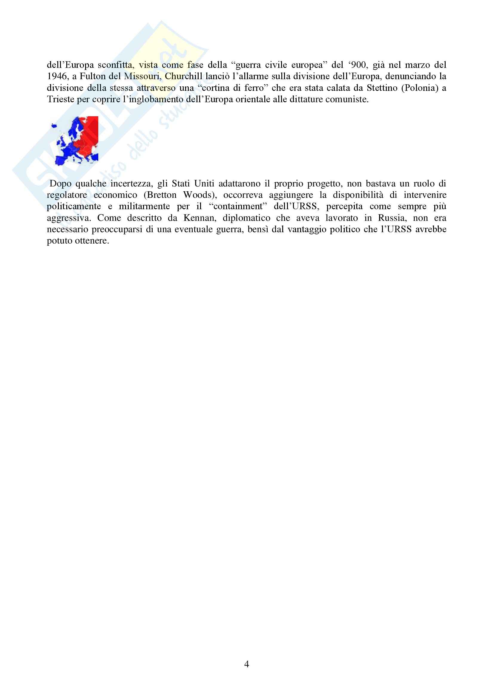 Riassunto esame Storia contemporanea, prof. Traniello, libro consigliato La politica internazionale del Novecento di Formigoni Pag. 51