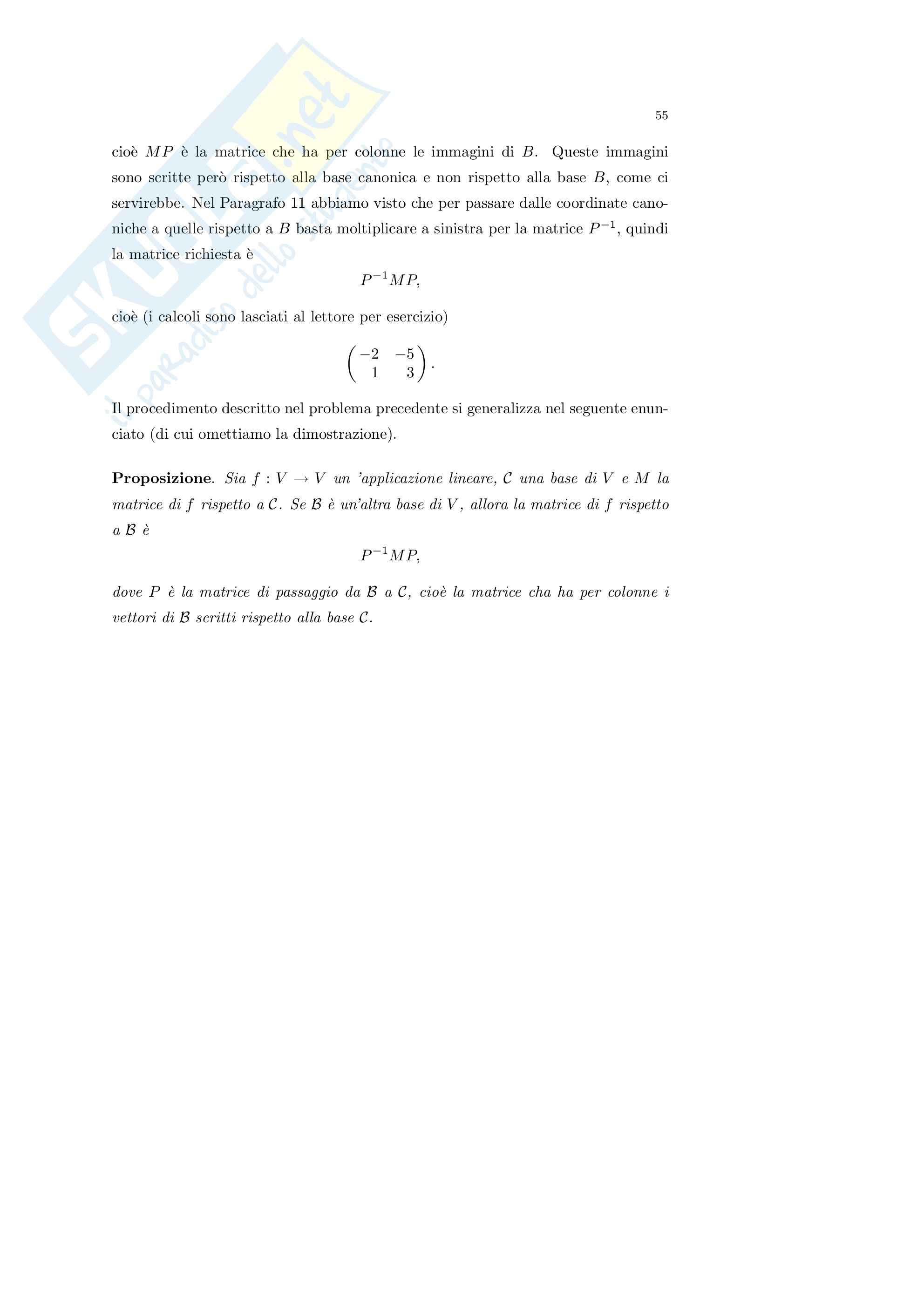 Algebra lineare Pag. 81