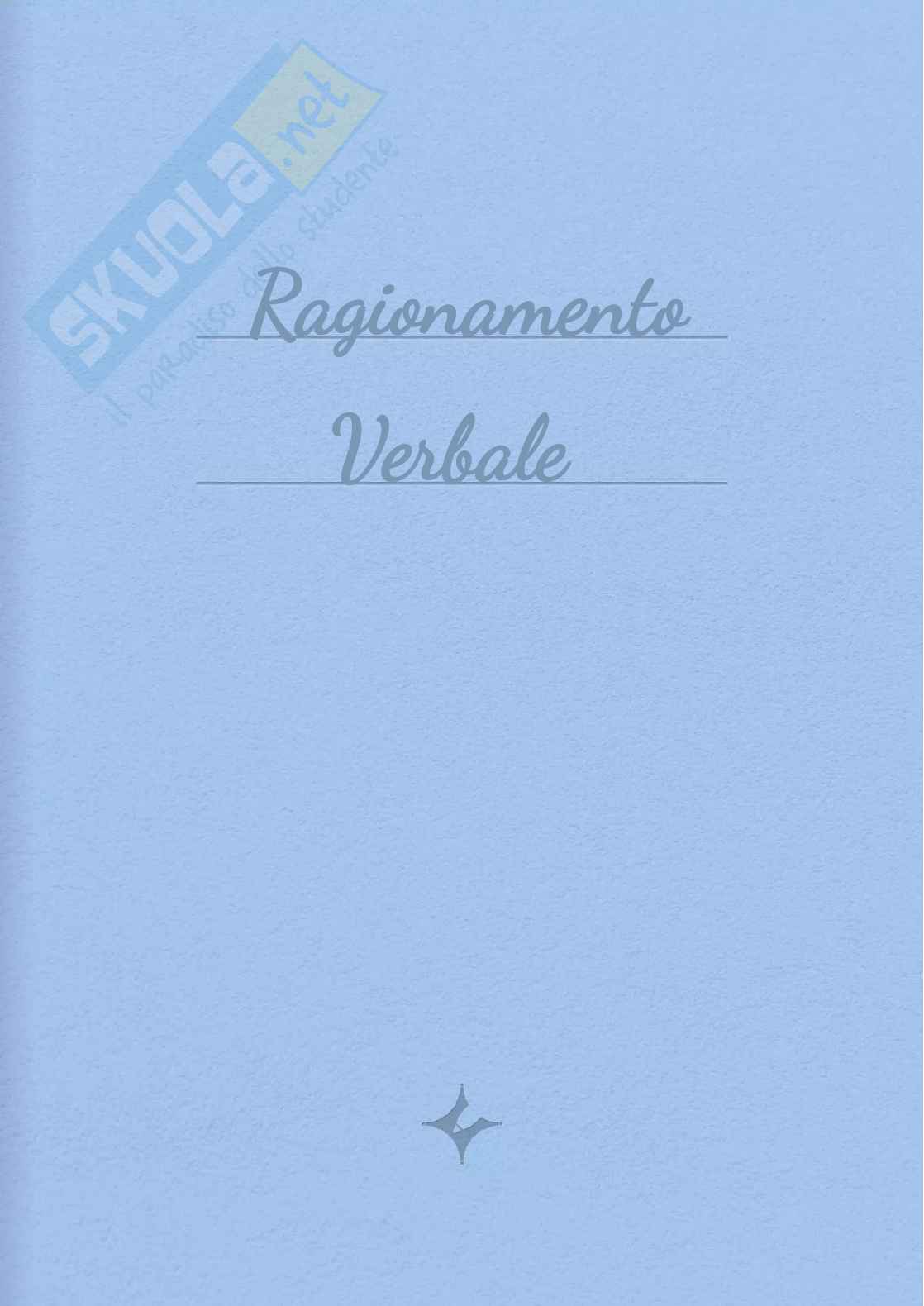 ⁠Esercizi svolti e commentati di Logica e ragionamento verbale - TOLC⁠ Pag. 1