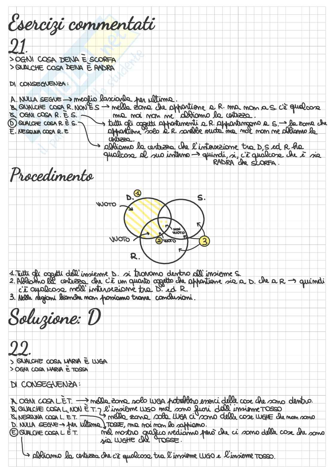 ⁠Esercizi svolti e commentati di Logica e ragionamento verbale - TOLC⁠ Pag. 2