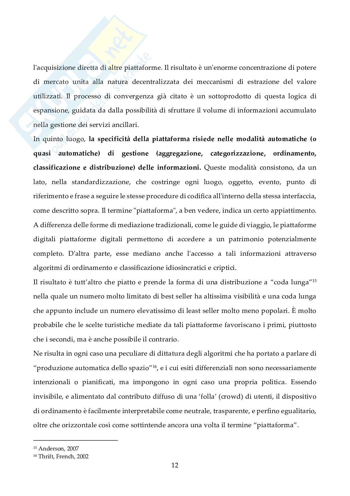 Sistemi di reputazione digitale e marketing del territorio Pag. 16