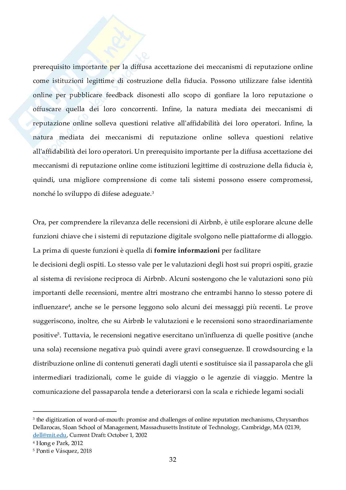 Sistemi di reputazione digitale e marketing del territorio Pag. 36
