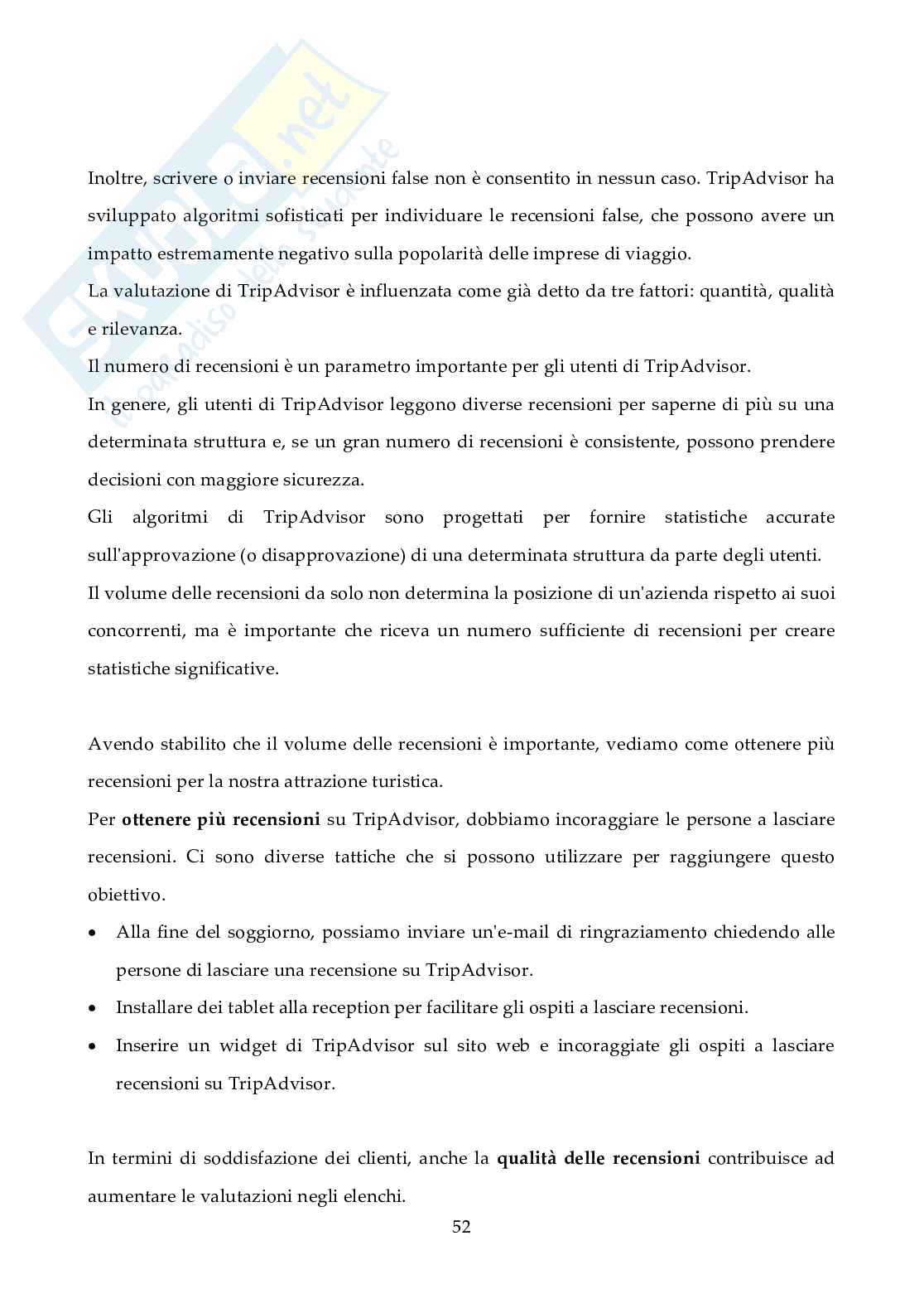 Sistemi di reputazione digitale e marketing del territorio Pag. 56