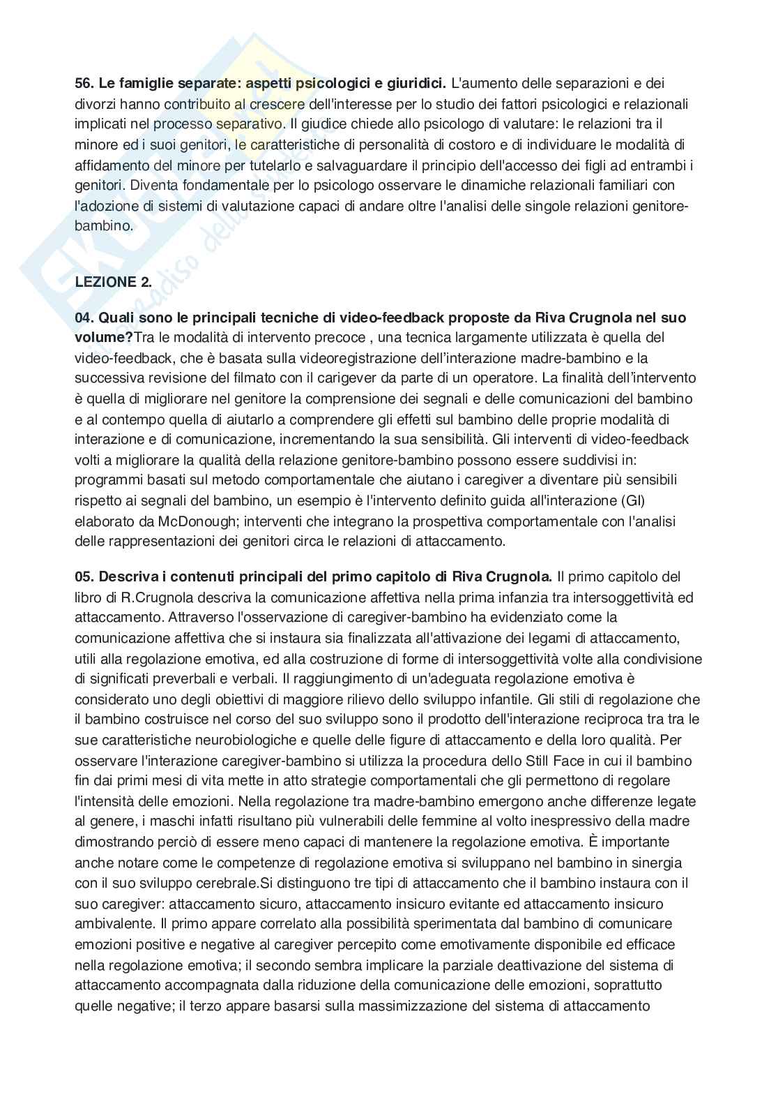 Psicologia e Analisi delle relazioni interpersonali - Paniere compilato Pag. 81