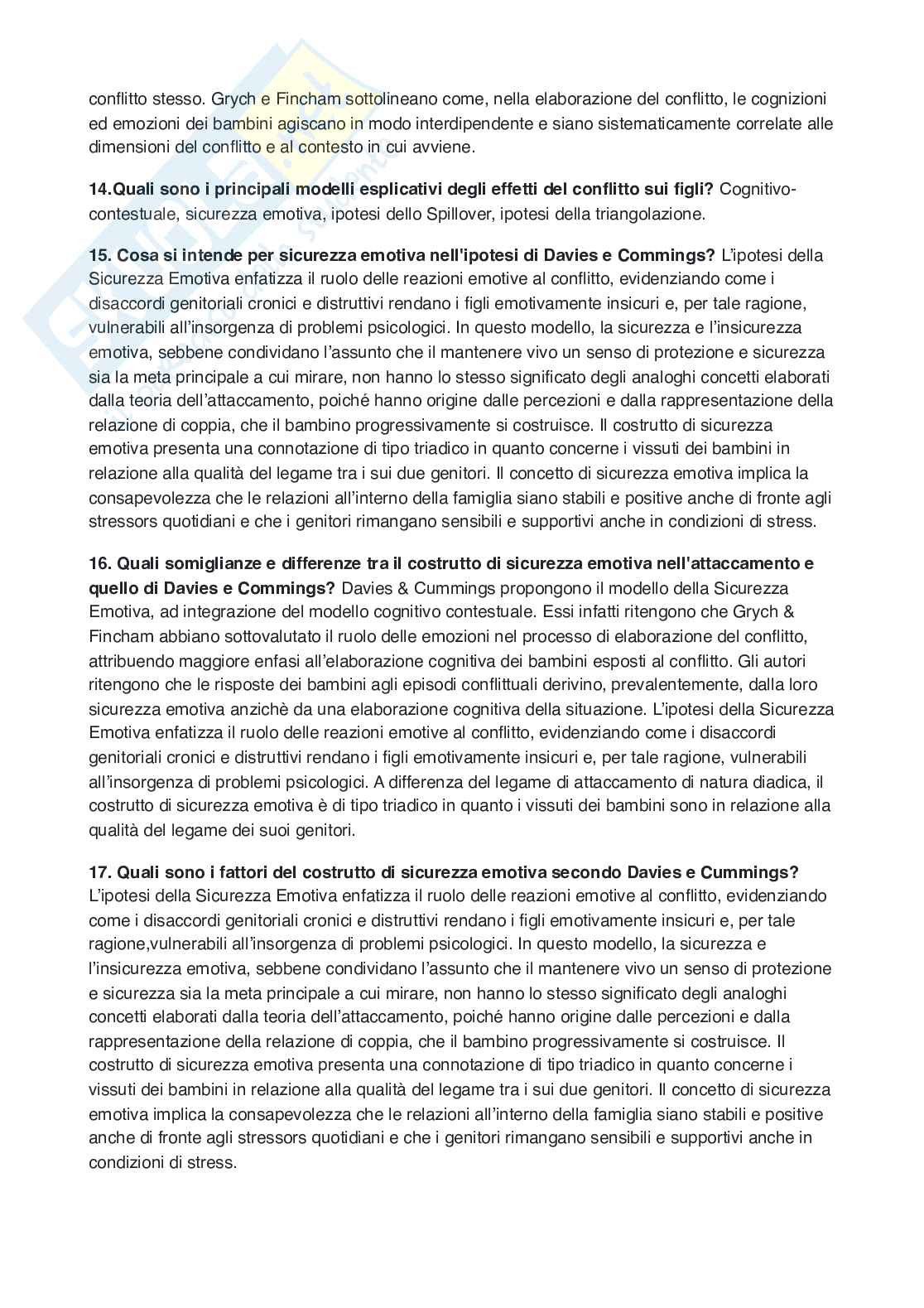 Psicologia e Analisi delle relazioni interpersonali - Paniere compilato Pag. 86