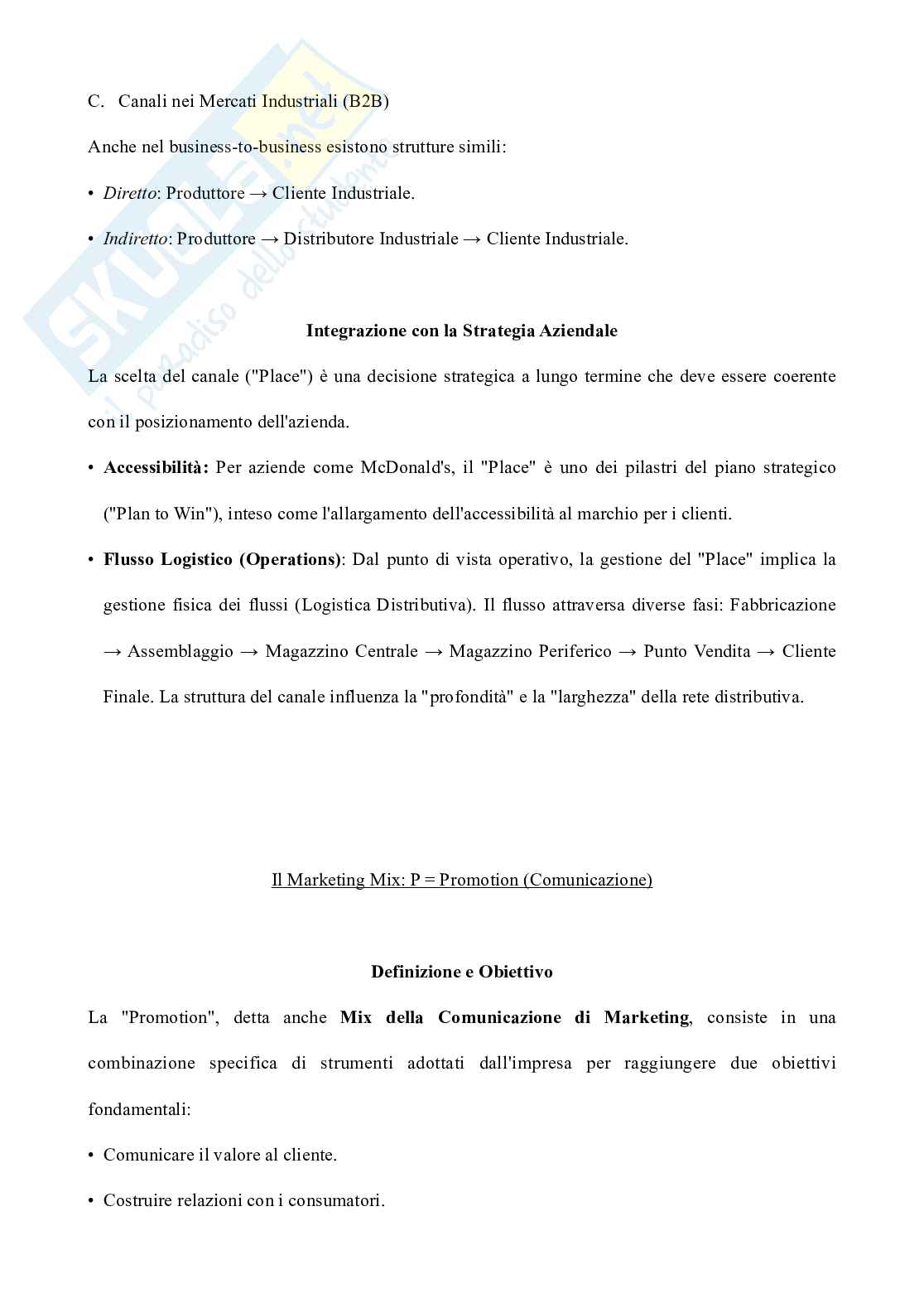 Organizzazione aziendale e marketing: teorie, strutture, processi (BPM) e Marketing Mix Pag. 36