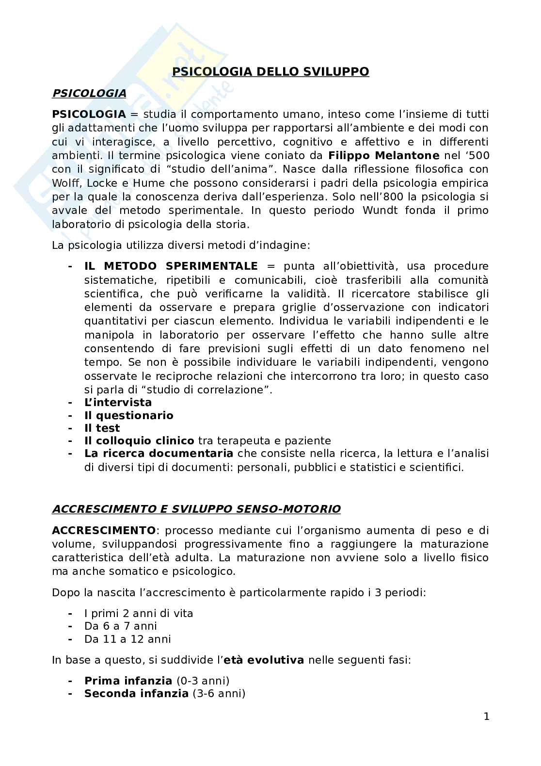 Psicologia della disabilità e dell'integrazione Pag. 1