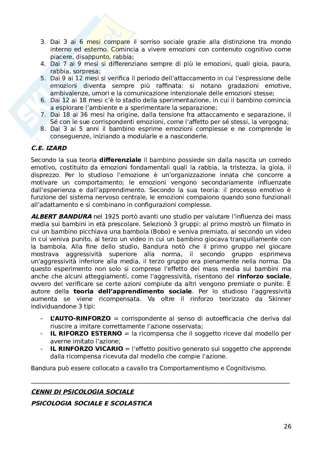 Psicologia della disabilità e dell'integrazione Pag. 26