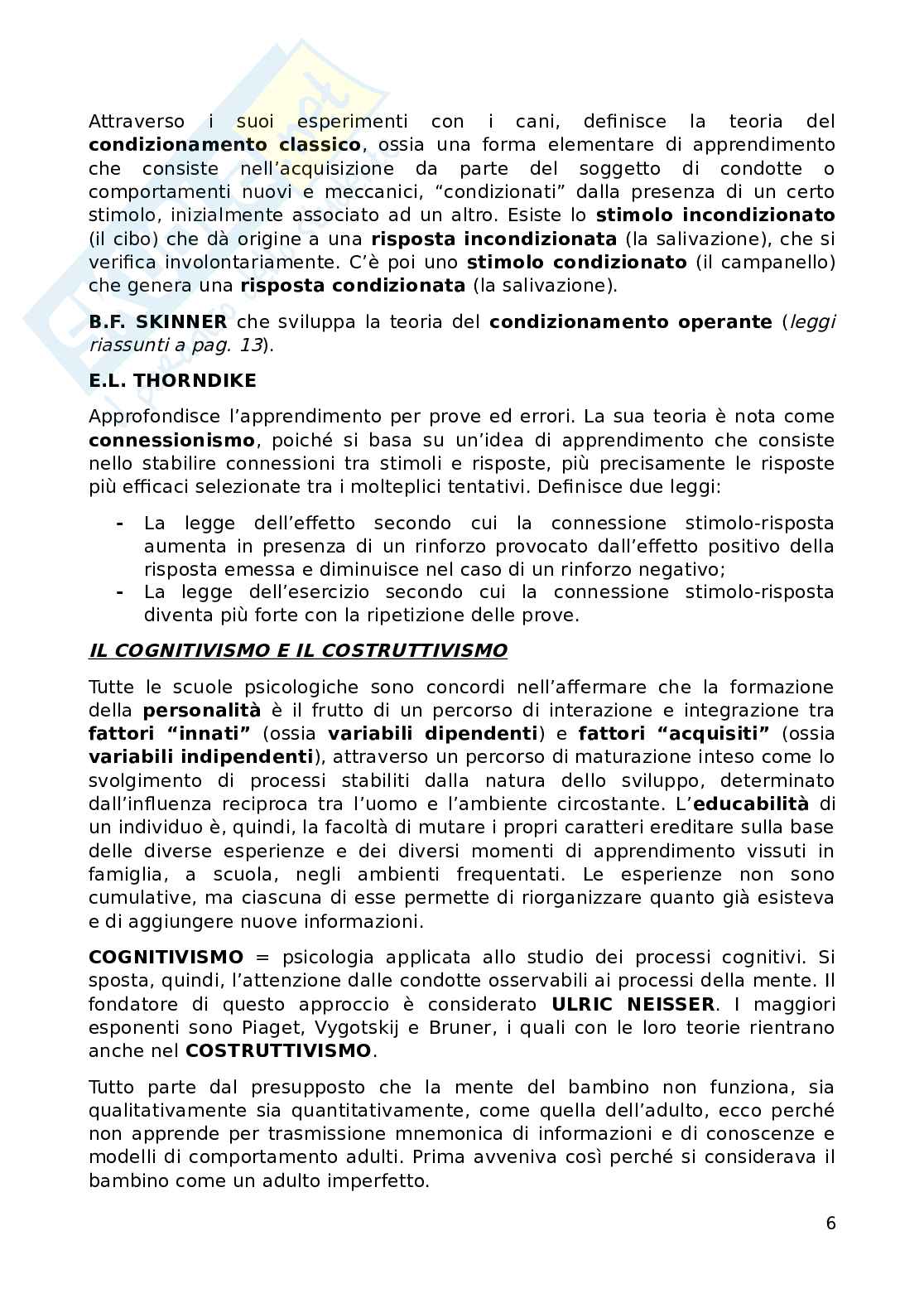 Psicologia della disabilità e dell'integrazione Pag. 6