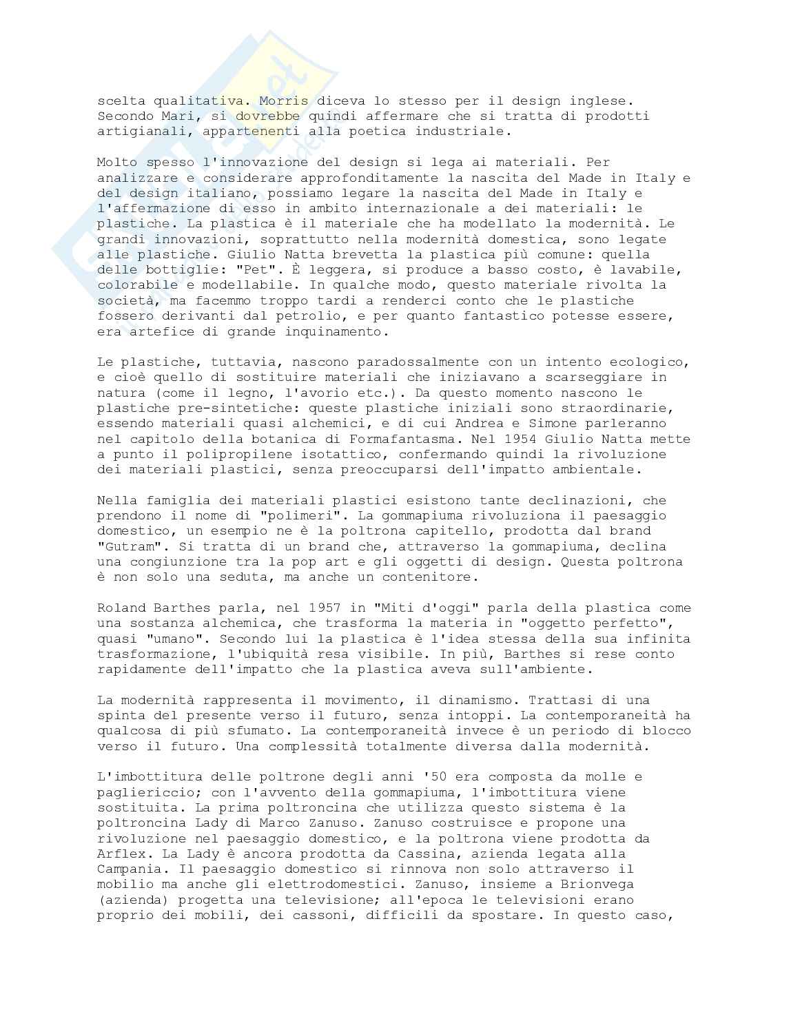 Lezione 10 di Storia del design Pag. 2