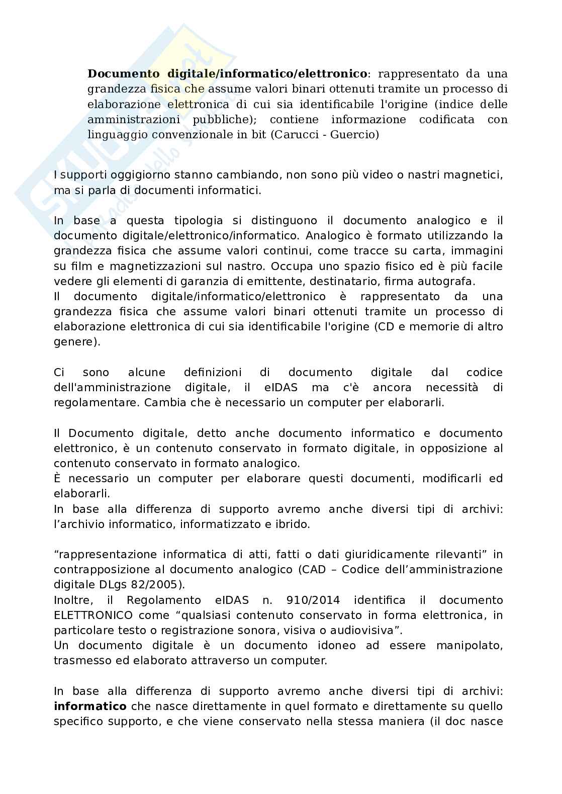 Valorizzazione e gestione degli archivi storici Pag. 16