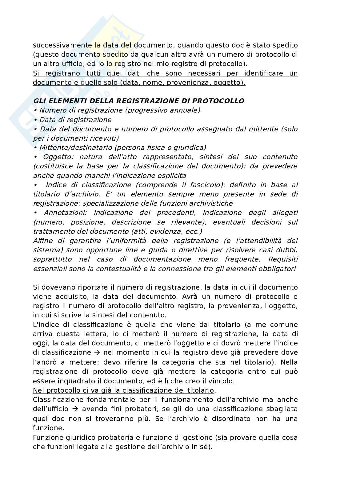 Valorizzazione e gestione degli archivi storici Pag. 46