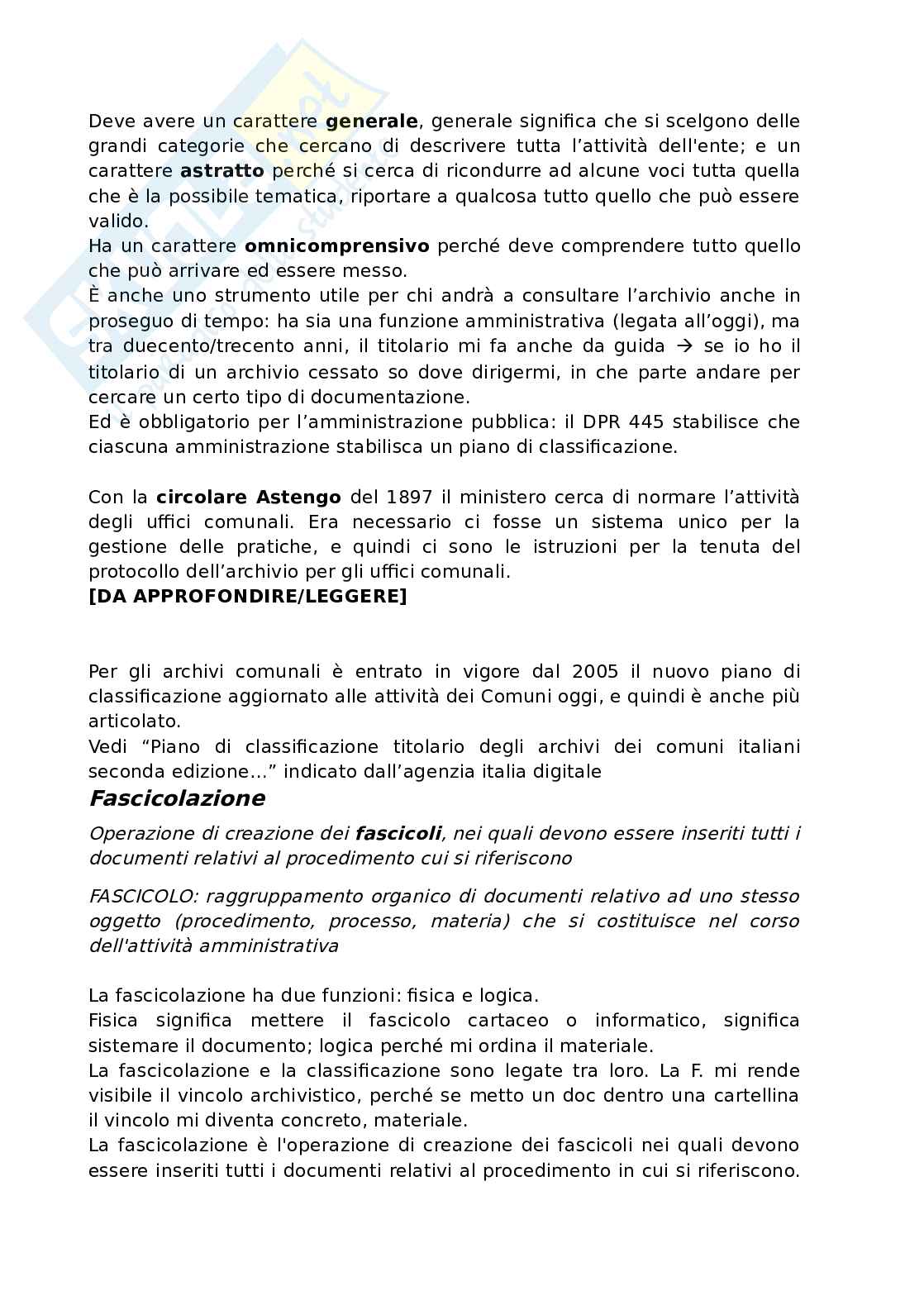 Valorizzazione e gestione degli archivi storici Pag. 51