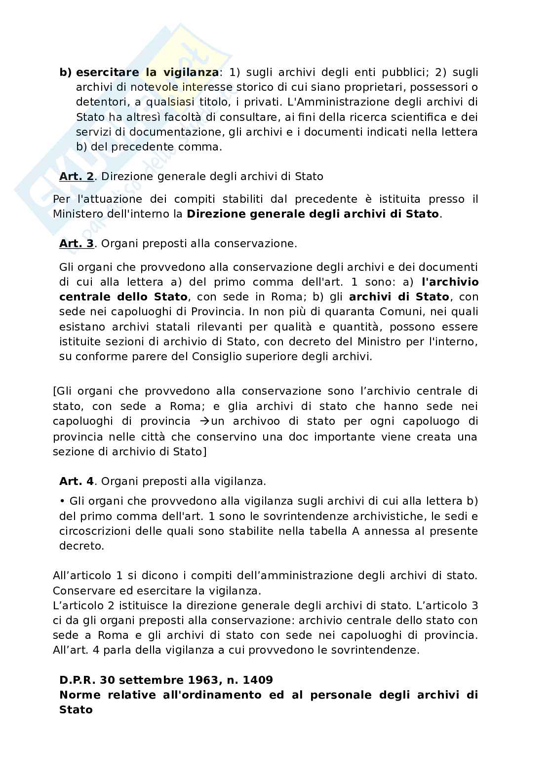 Valorizzazione e gestione degli archivi storici Pag. 76