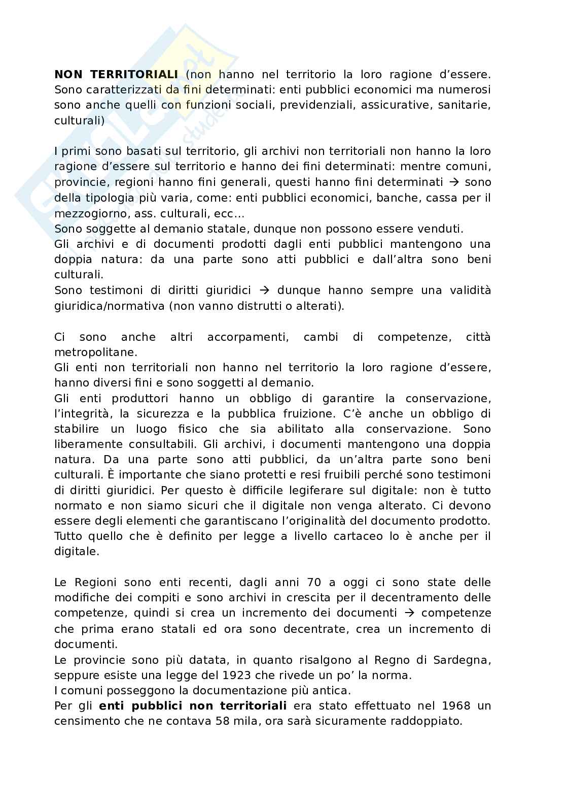 Valorizzazione e gestione degli archivi storici Pag. 86