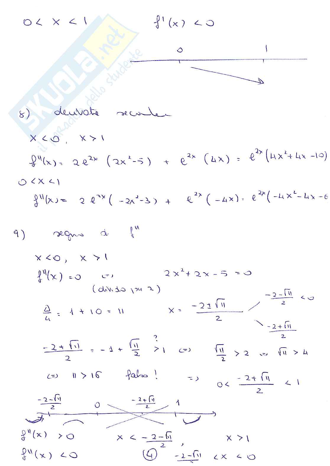 Prove d'esame svolte Analisi matematica 1 - parte 3 Pag. 31