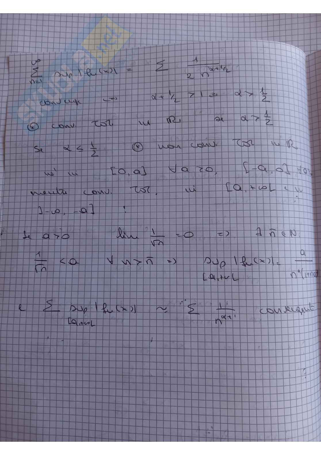 Prove d'esame svolte Analisi matematica 1 - parte 3 Pag. 6