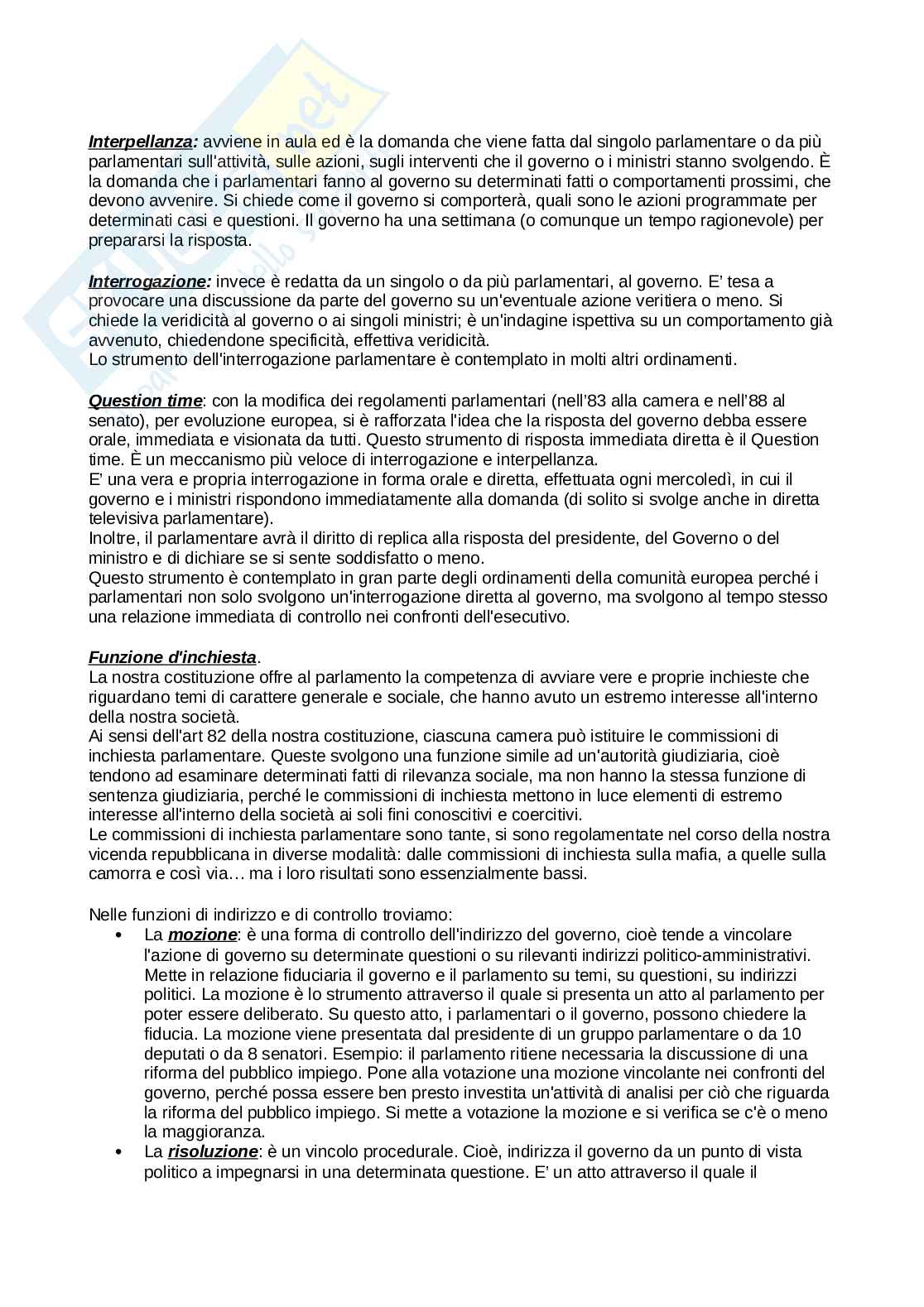 Istituzioni di Diritto Pubblico - Riassunto Esonero Pag. 21