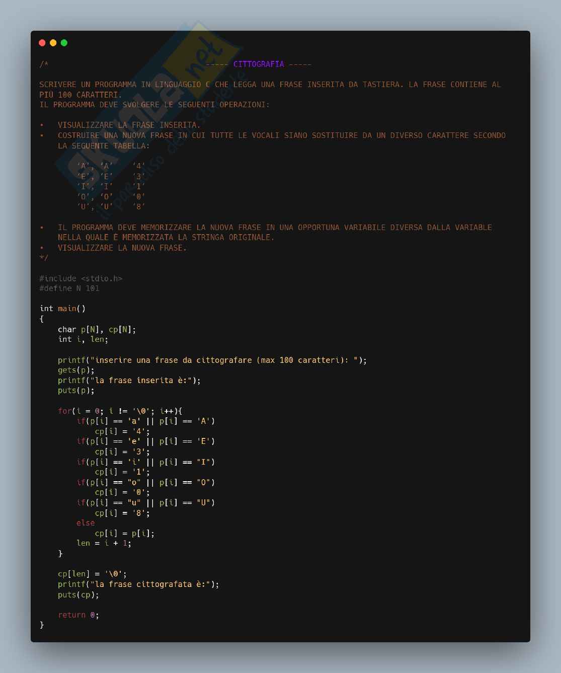 Informatica (per aerospaziali): esercizi svolti Pag. 1