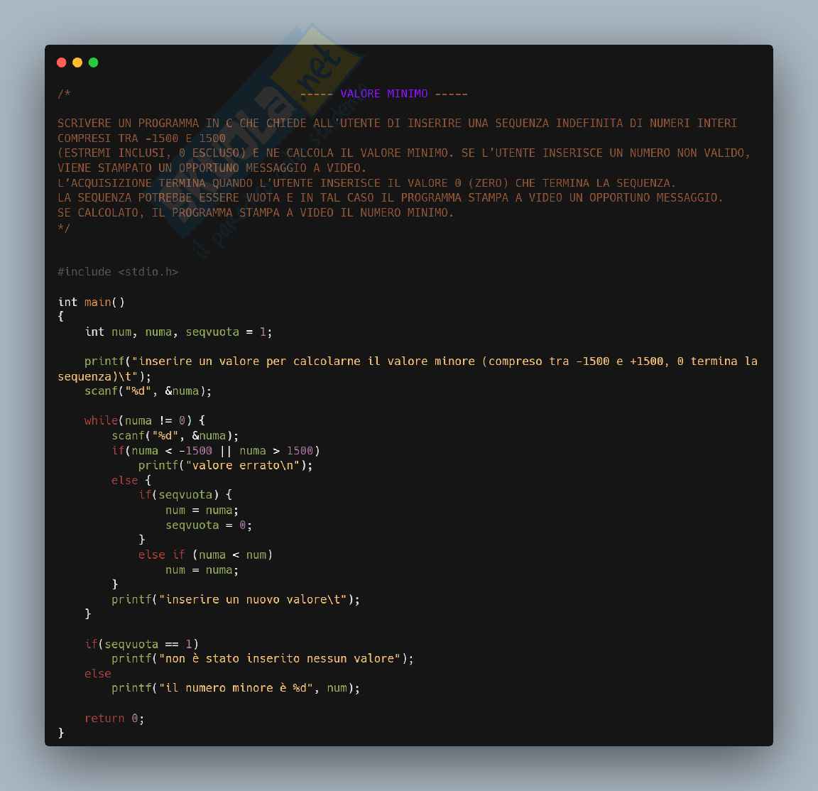 Informatica (per aerospaziali): esercizi svolti Pag. 2