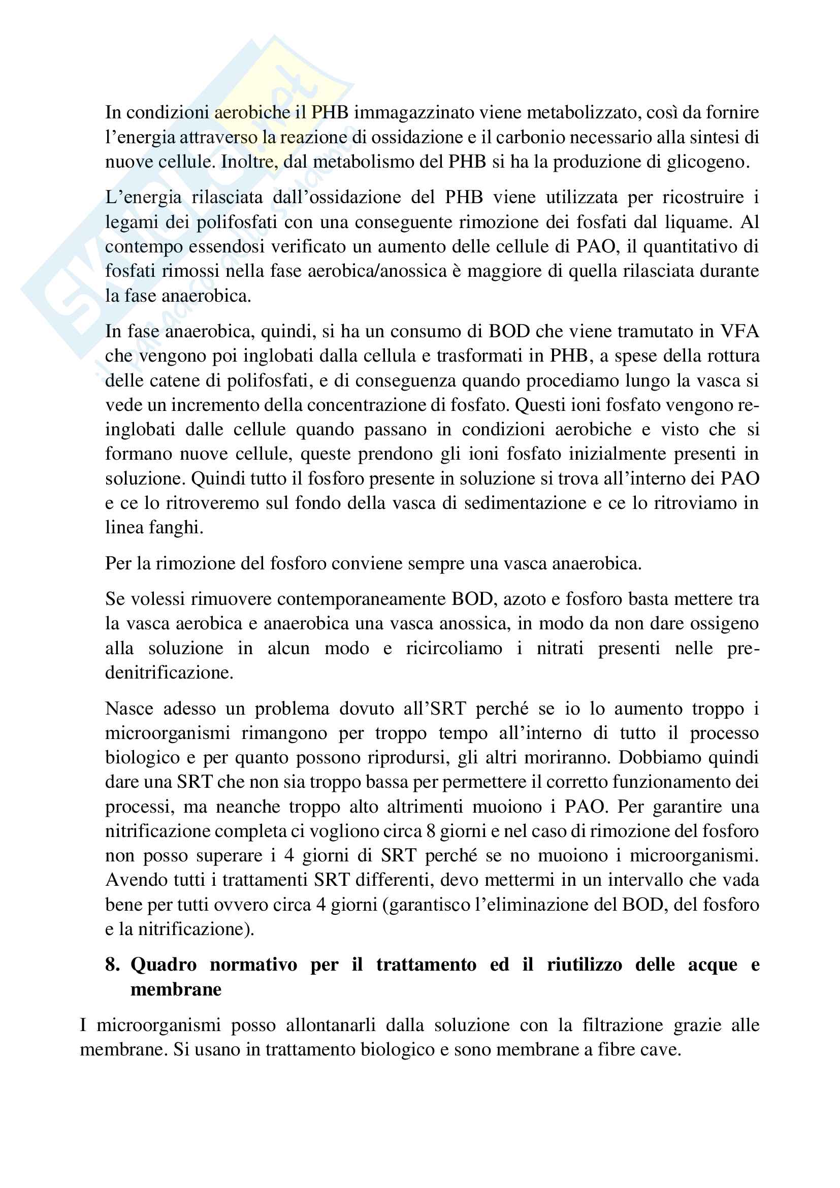 Ingegneria sanitaria Pag. 31