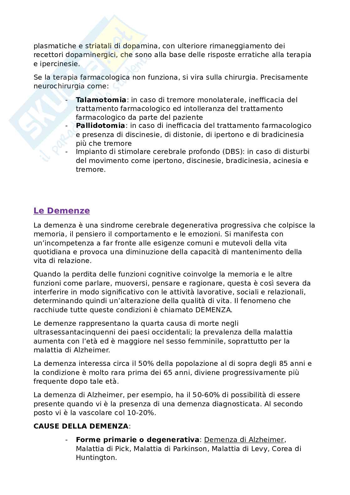 Appunti d'esame Neurologia  Pag. 6