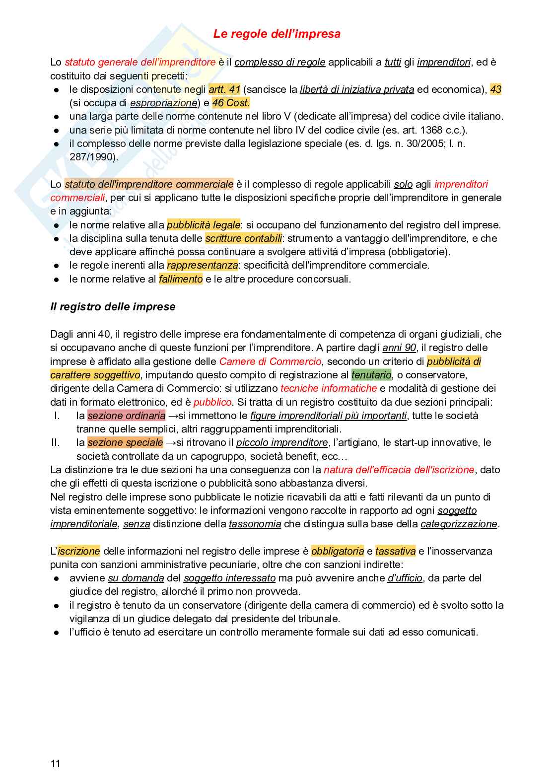 Appunti secondo parziale di Diritto commerciale Pag. 11