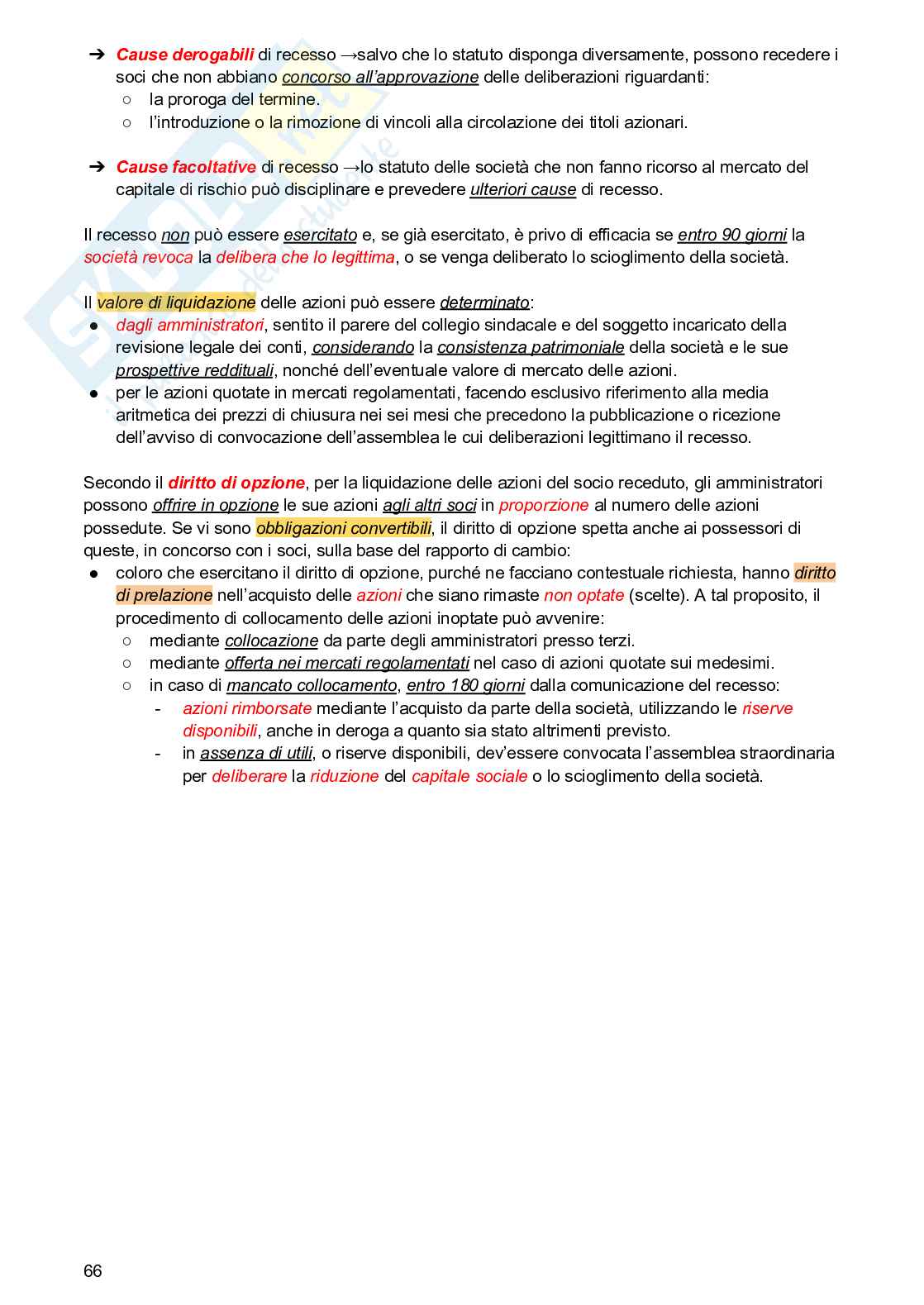 Appunti secondo parziale di Diritto commerciale Pag. 66