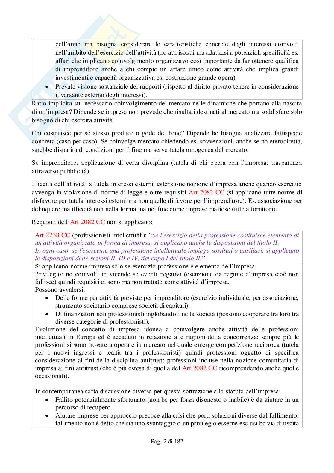 Diritto commerciale Pag. 2