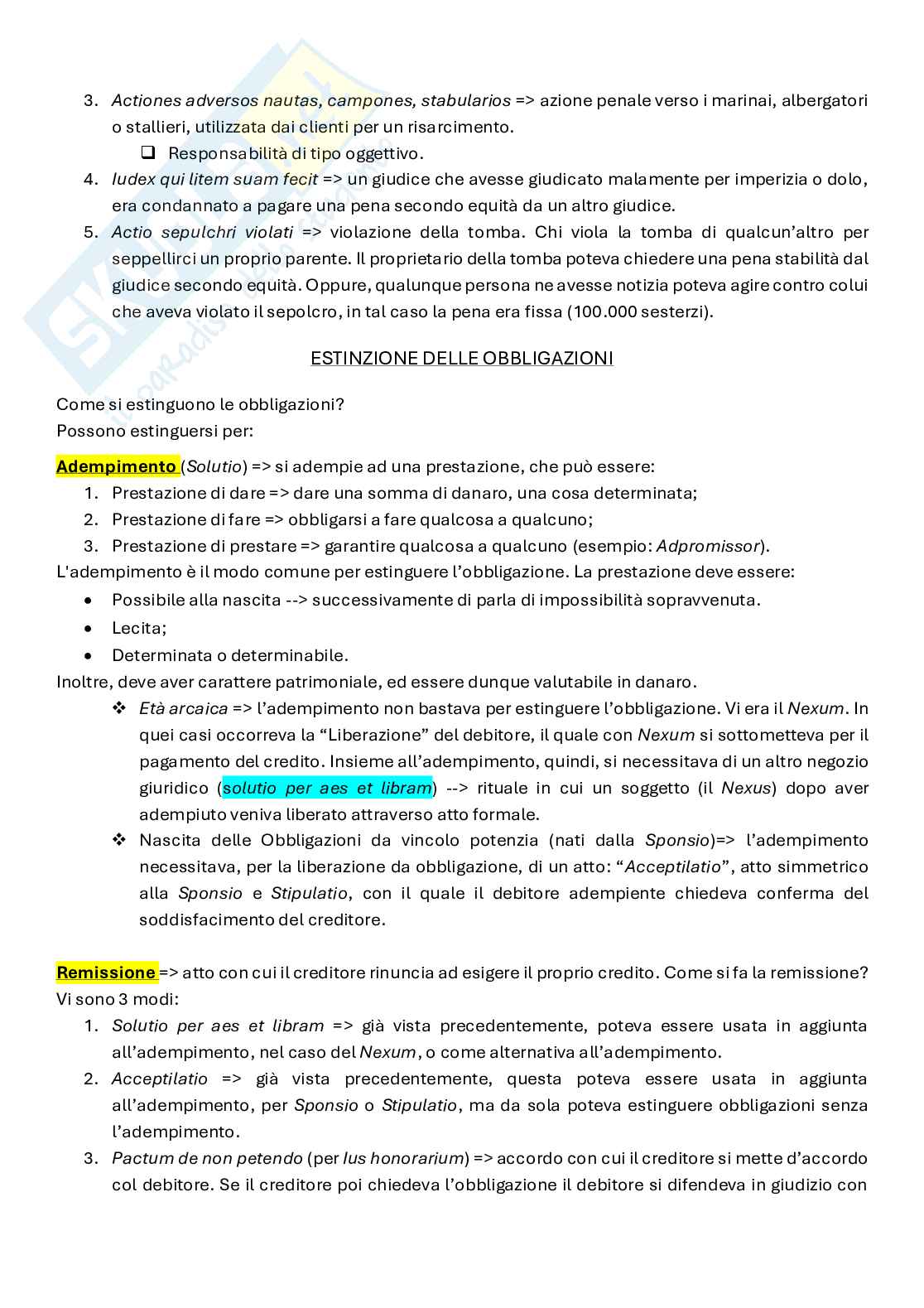 Appunti di Istituzioni di diritto romano Pag. 51