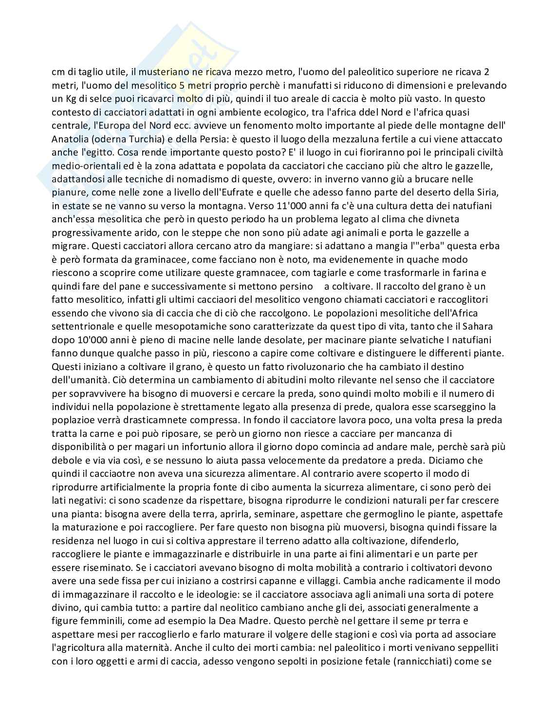 Antropologia e scavo geoarcheologico Pag. 6