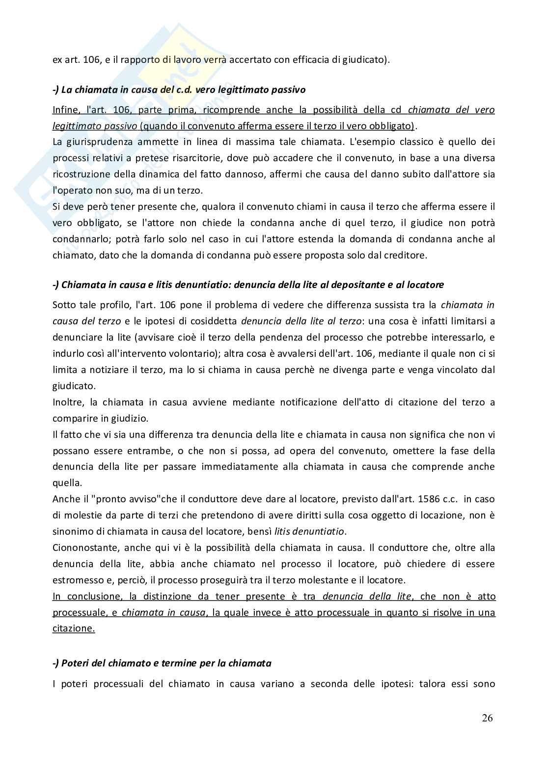 Riassunto esame Diritto processuale civile, Prof. Salvaneschi Laura Eugenia Maria, libro consigliato Spiegazioni di diritto processuale civile - Vol. 2 (2023), Consolo Pag. 26