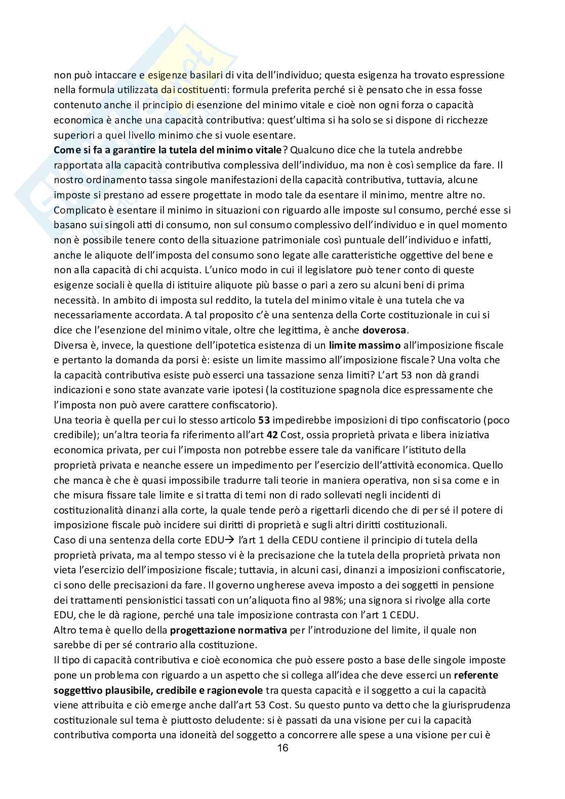 Appunti di lezioni di Diritto tributario, basate sul manuale Fondamenti di diritto tributario - Seconda edizione Pag. 16