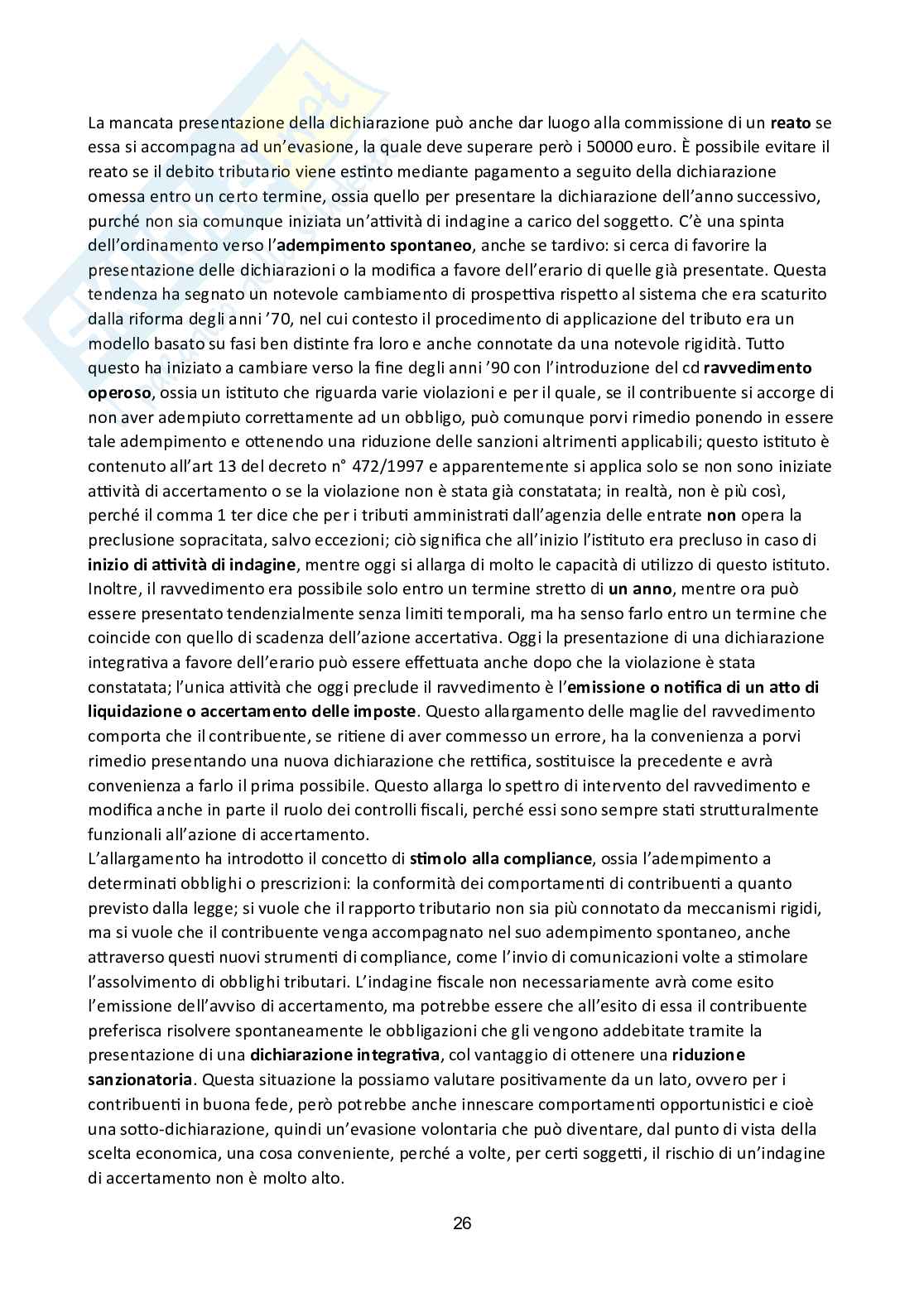 Appunti di lezioni di Diritto tributario, basate sul manuale Fondamenti di diritto tributario - Seconda edizione Pag. 26