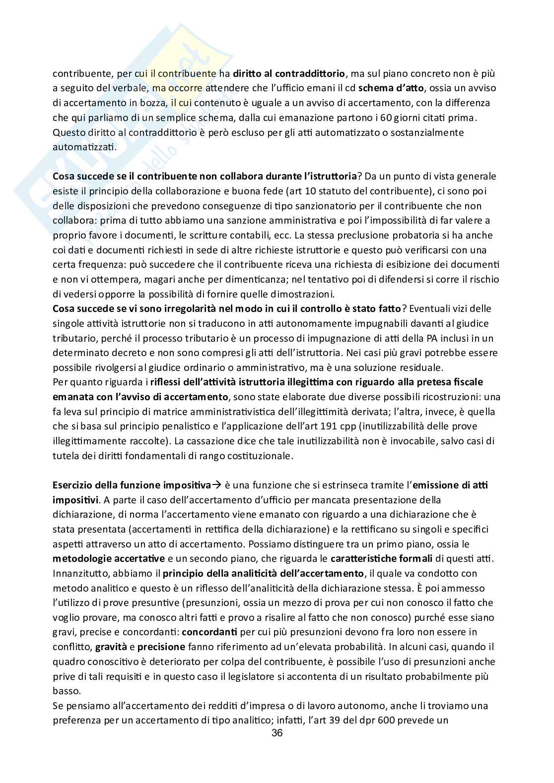 Appunti di lezioni di Diritto tributario, basate sul manuale Fondamenti di diritto tributario - Seconda edizione Pag. 36