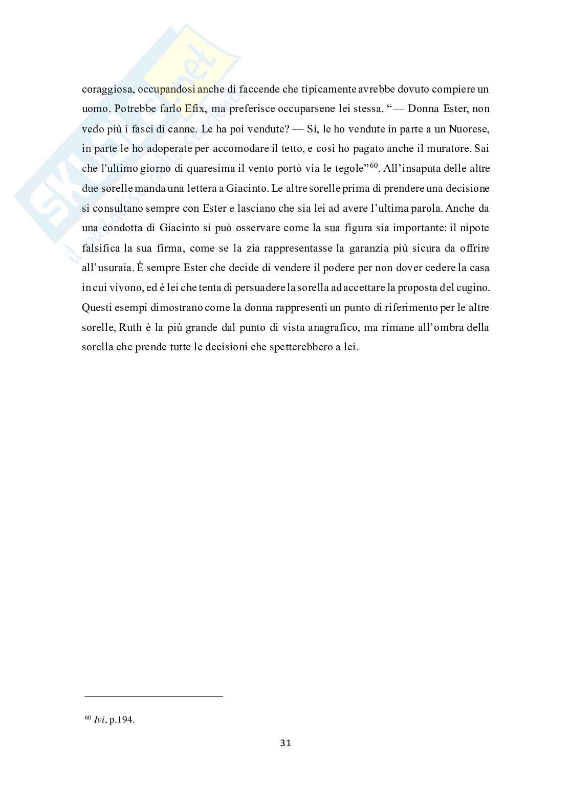 Siamo canne e la sorte è il vento: destino e responsabilità individuale nella narrativa di Grazia Deledda Pag. 31