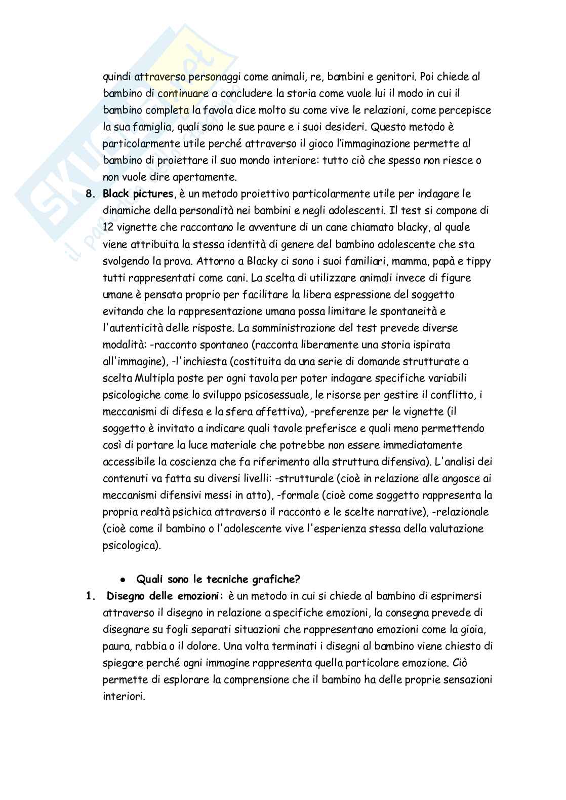 Modelli e tecniche di osservazione del comportamento infantile  Pag. 6