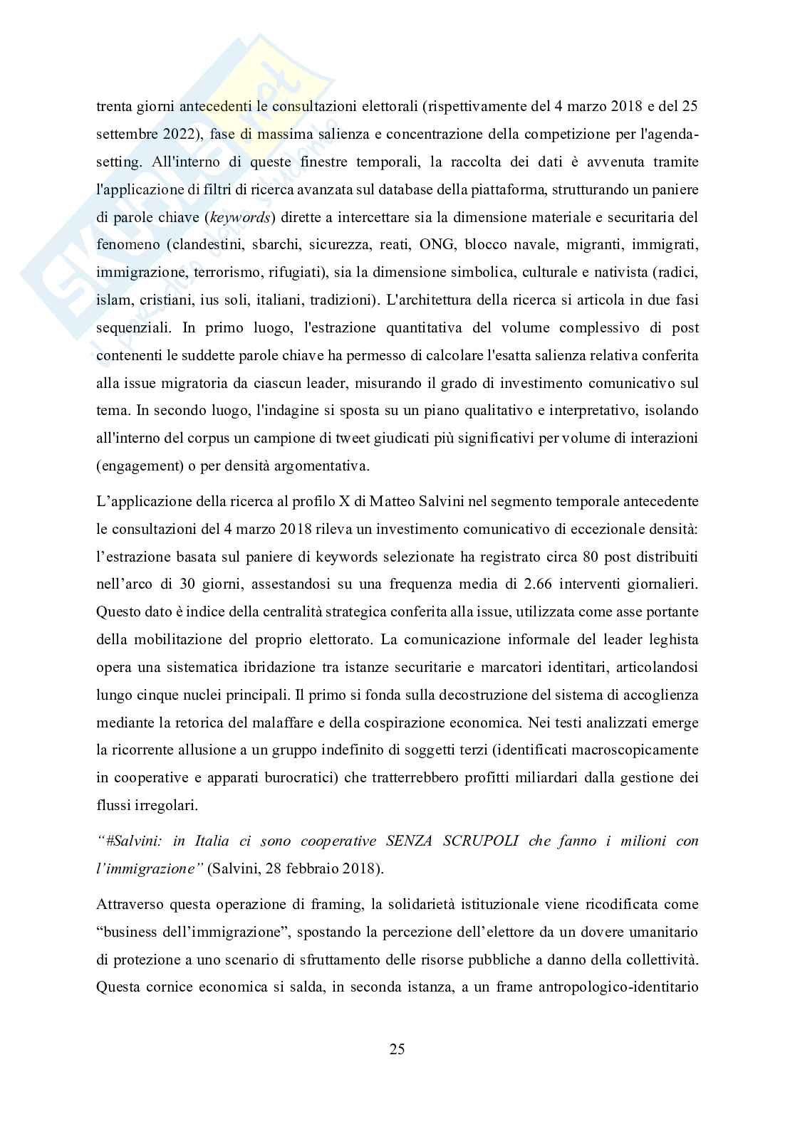 Politiche migratorie in Italia: l'asimmetria tra frame securitario e necessità demografico-occupazionali Pag. 31
