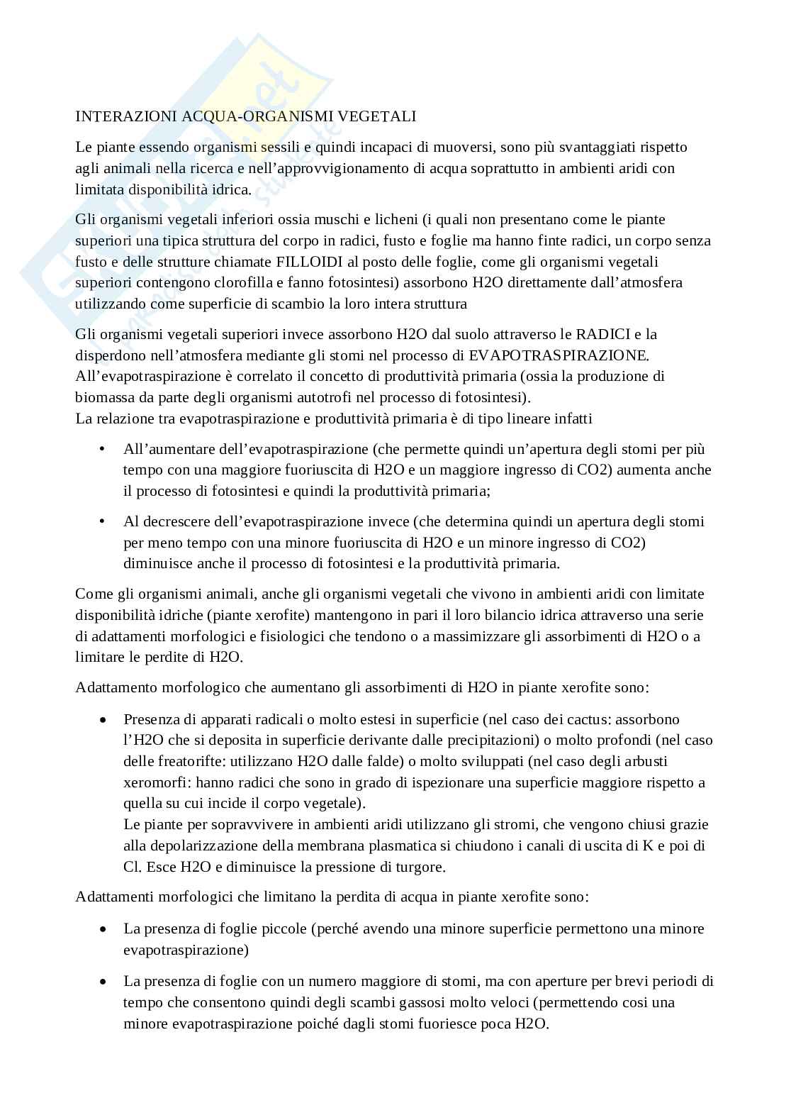 Appunti di Ecologia  Pag. 36