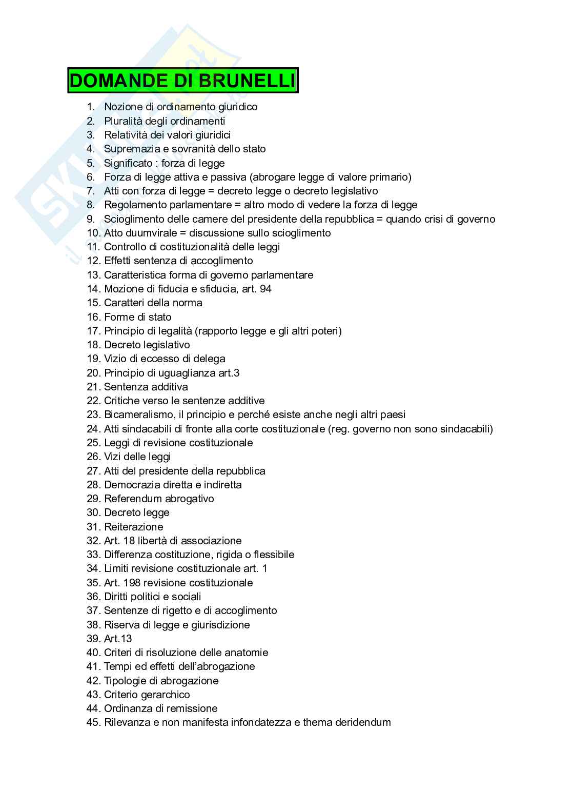 Appunti di Diritto costituzionale  Pag. 71