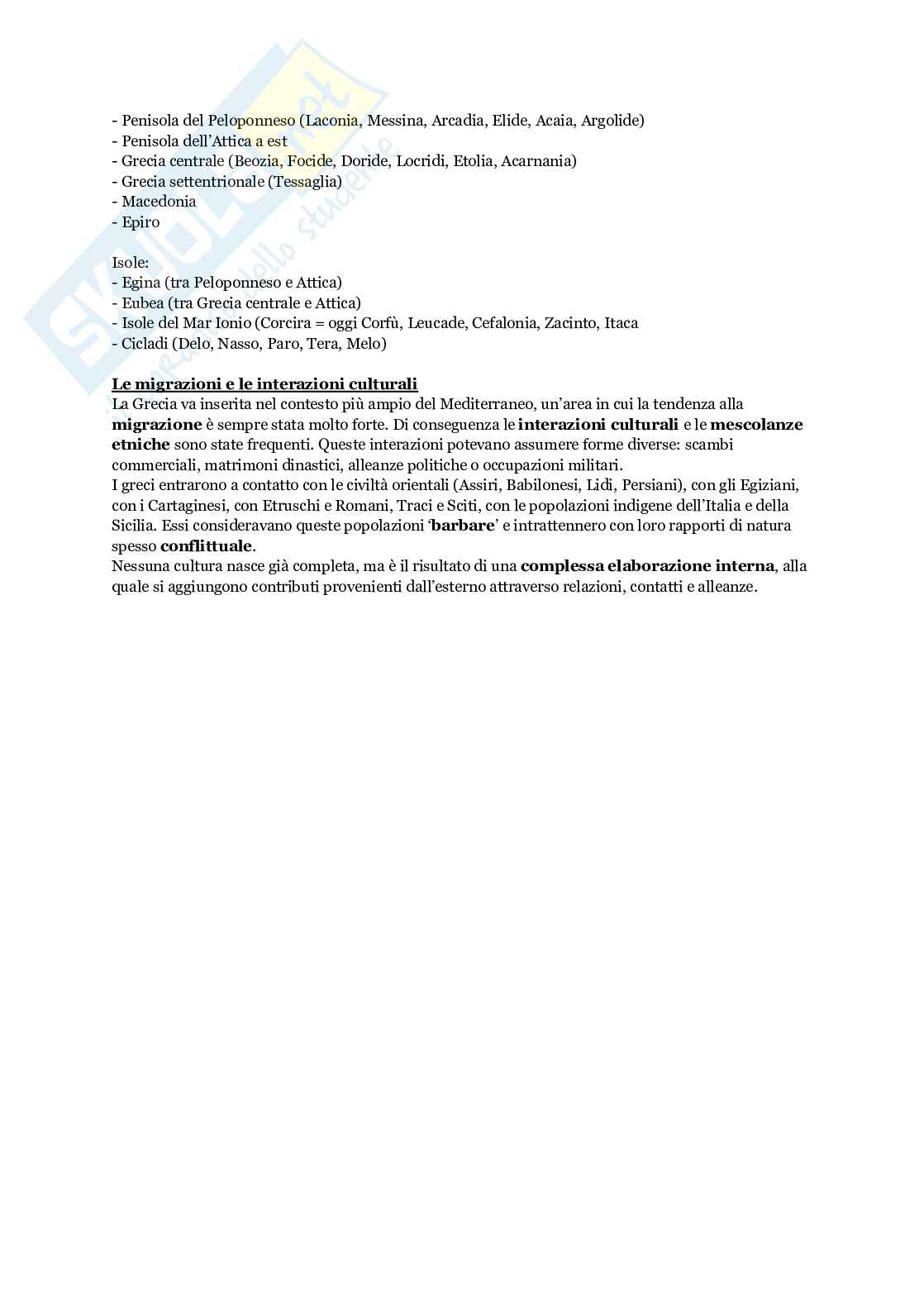 Storiografia Greca - Esame di Storia Greca (Introduzione del corso) Pag. 6