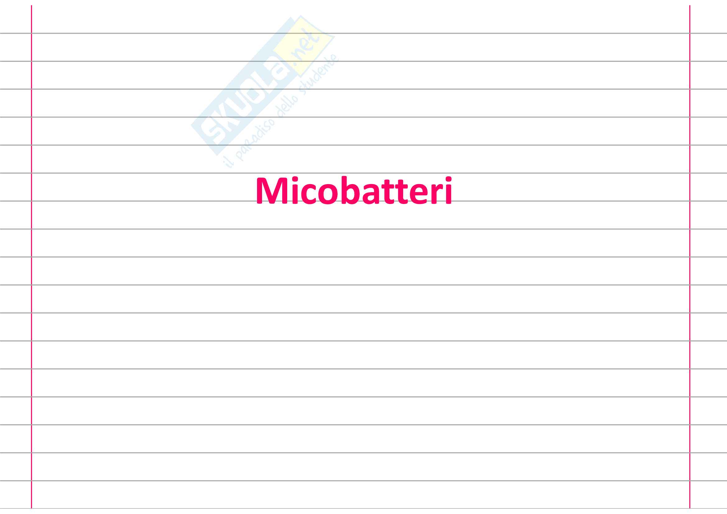 Micobatteri Pag. 1
