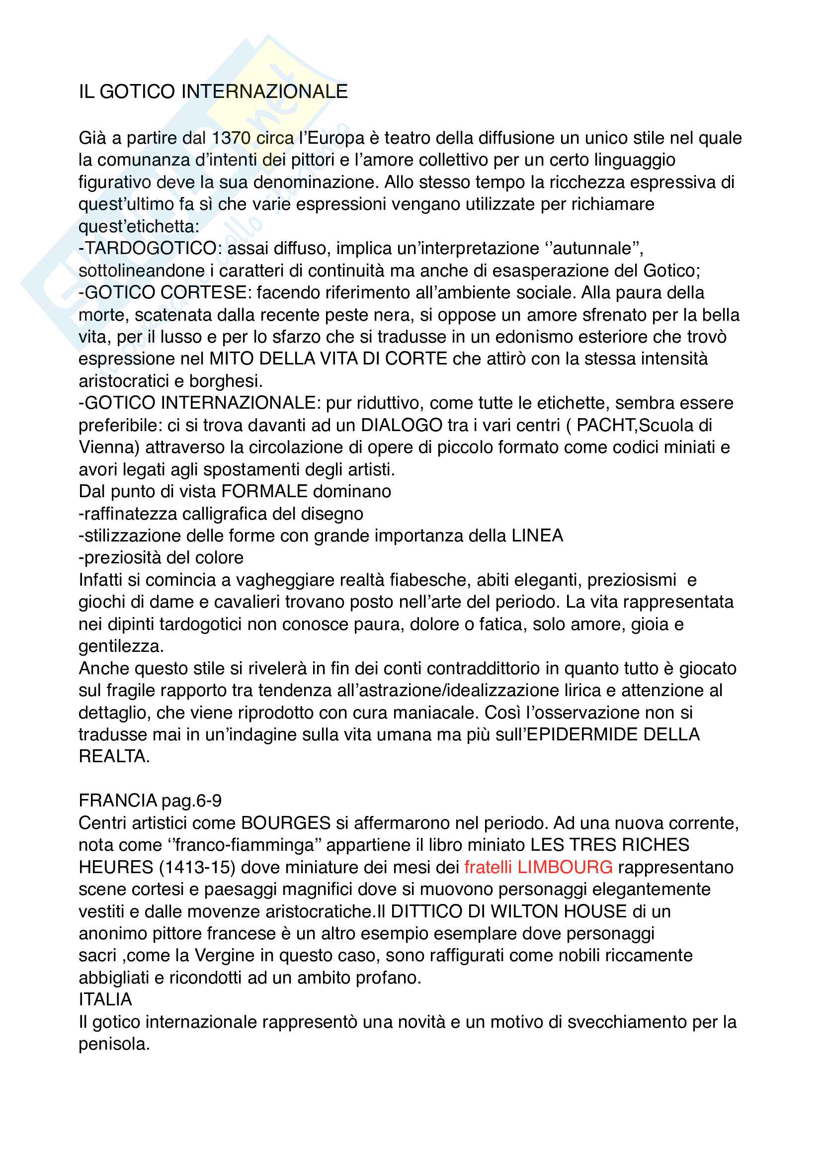 Storia dell’arte moderna Pag. 1