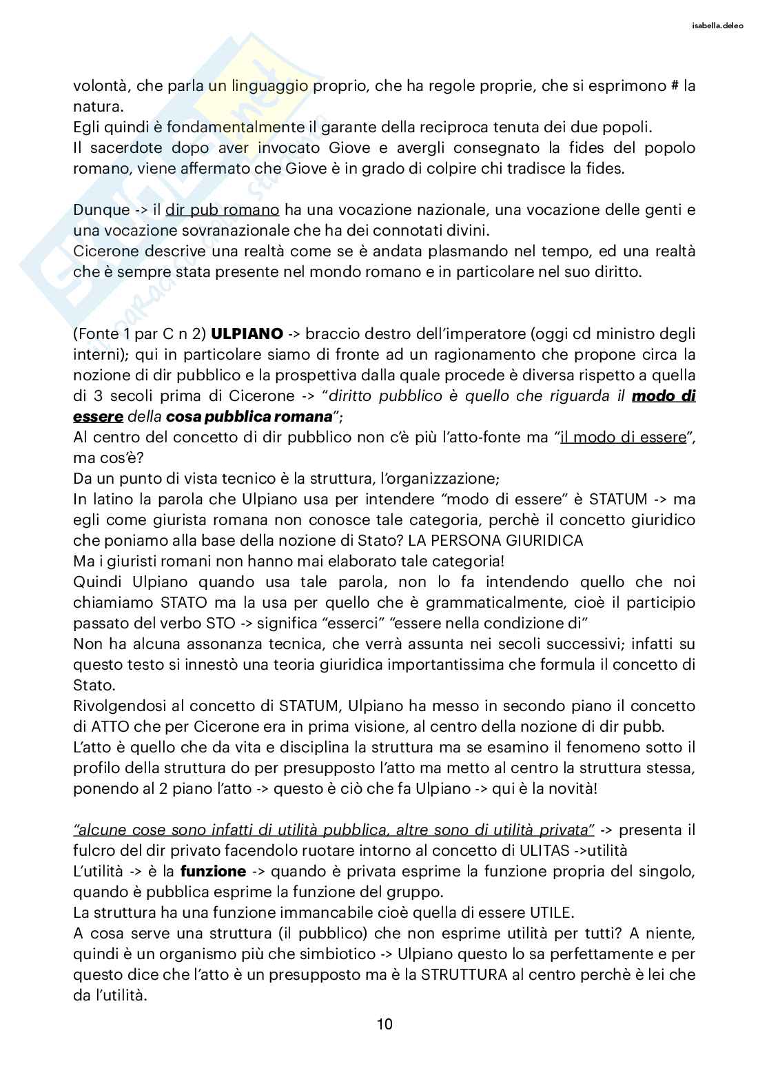 Appunti lezioni Storia del diritto italiano  Pag. 11