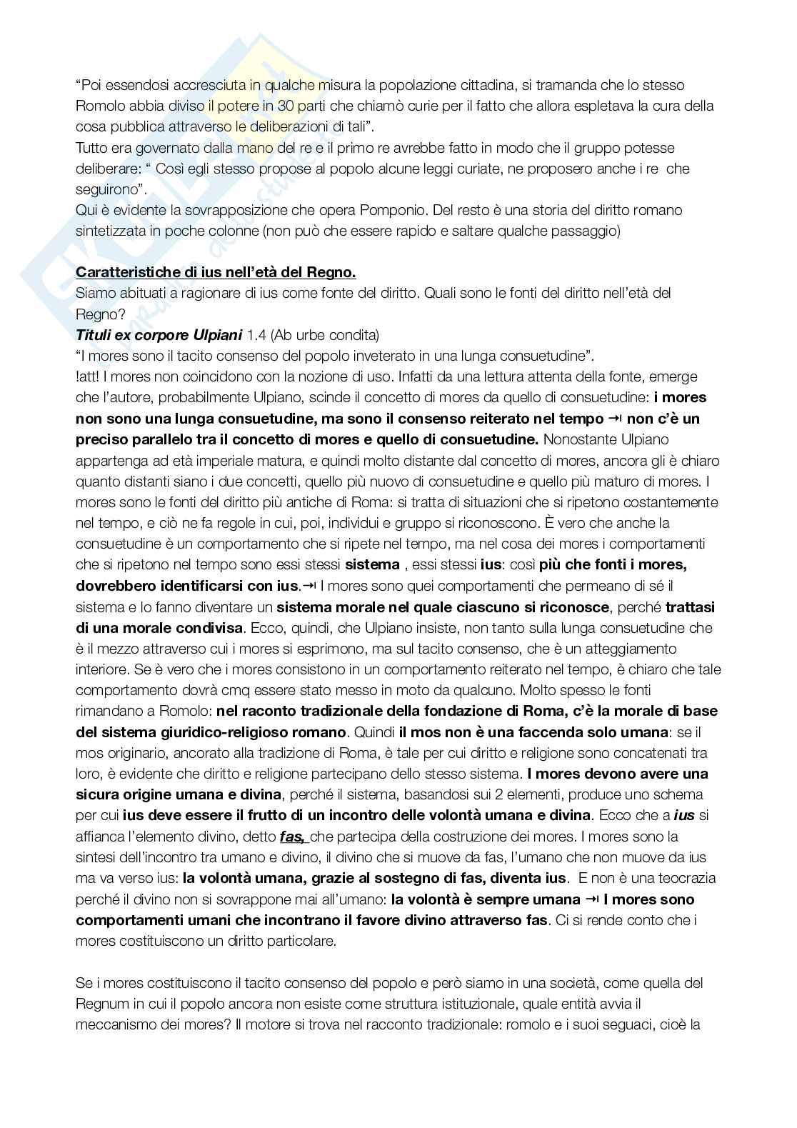 Appunti lezioni Storia del diritto italiano  Pag. 31