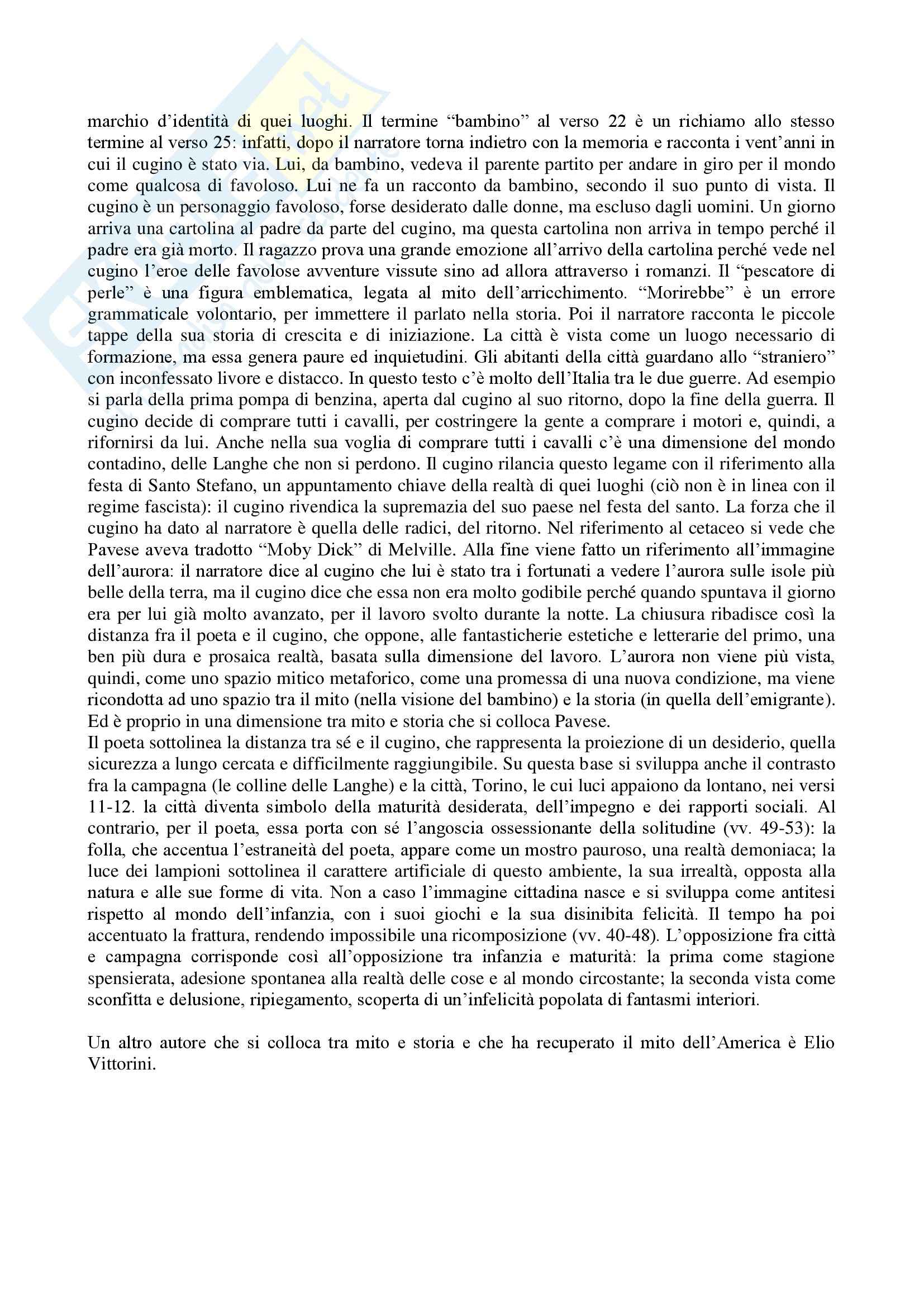 Letteratura italiana - Appunti Pag. 66