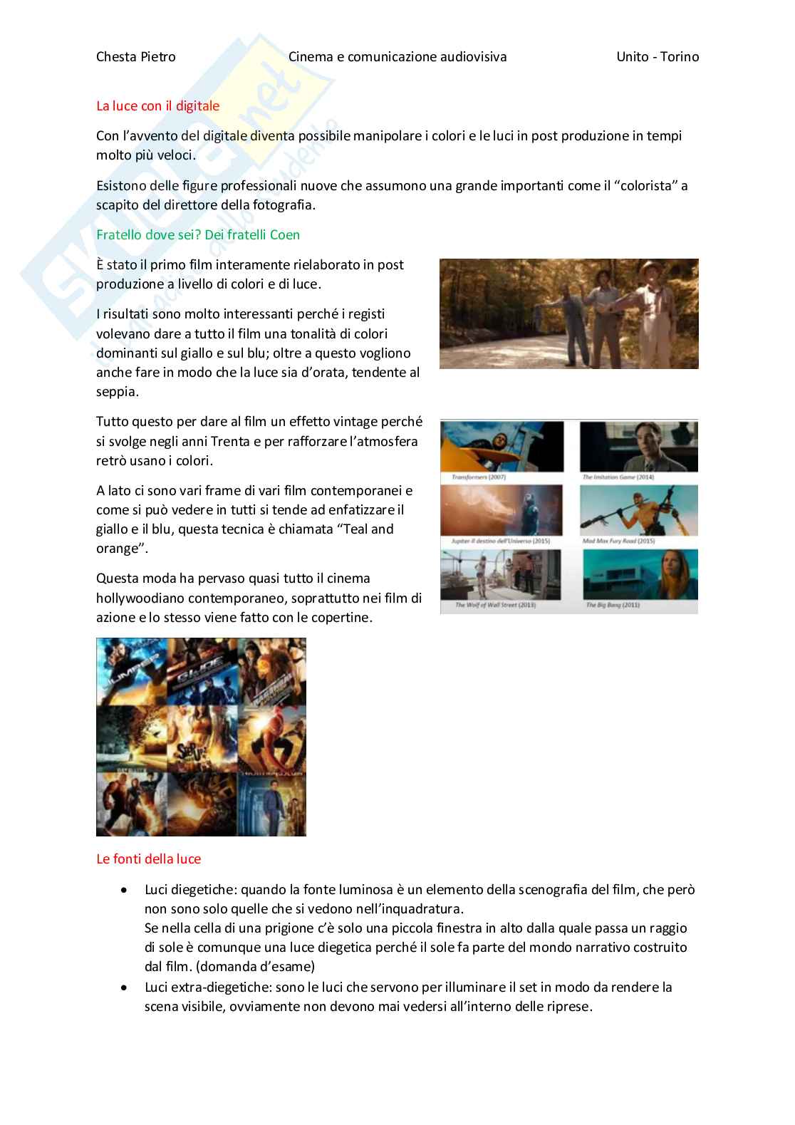 Cinema e strategie comunicative Pag. 71