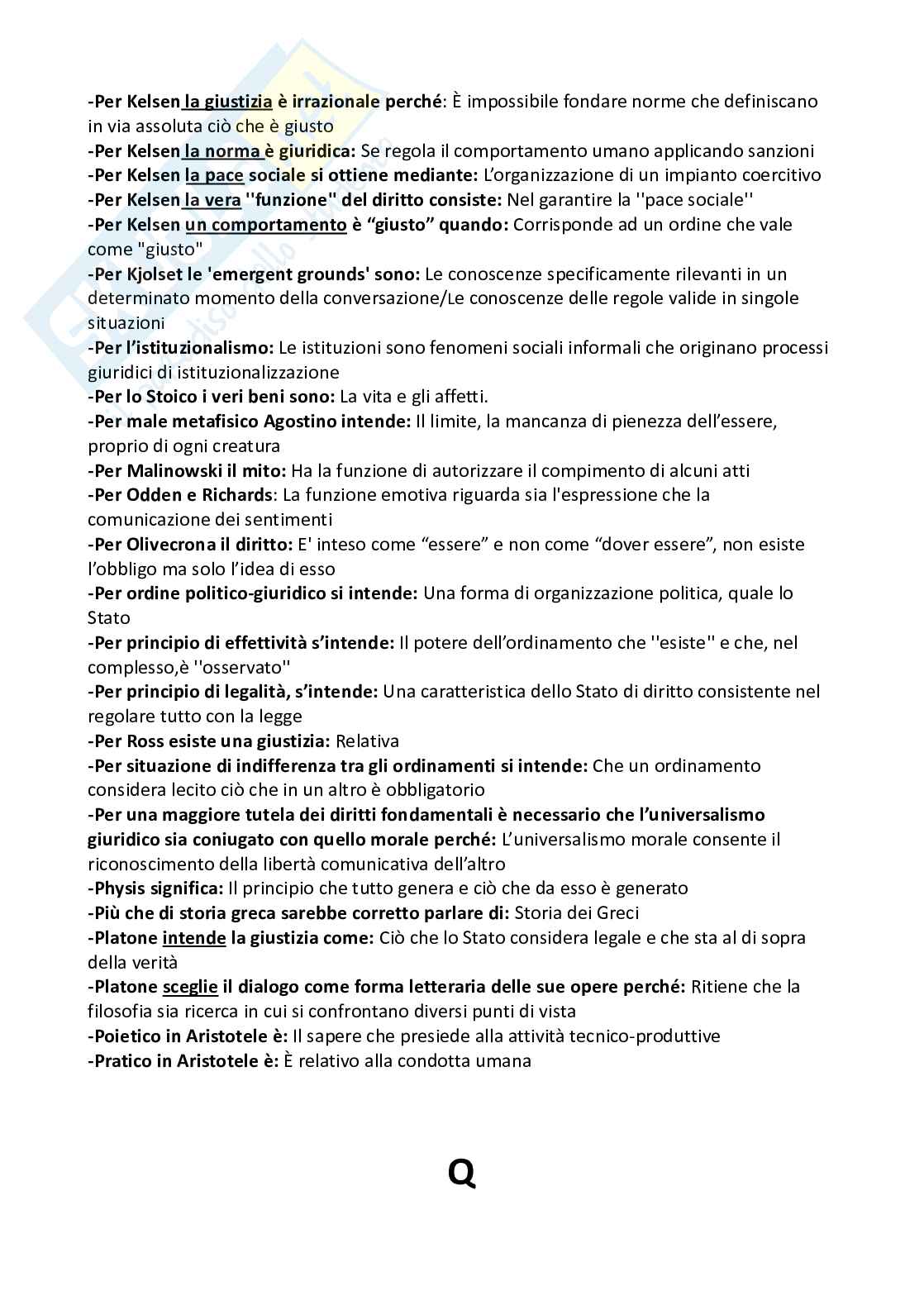 Paniere nuovo (2026) di Filosofia del diritto  Pag. 21